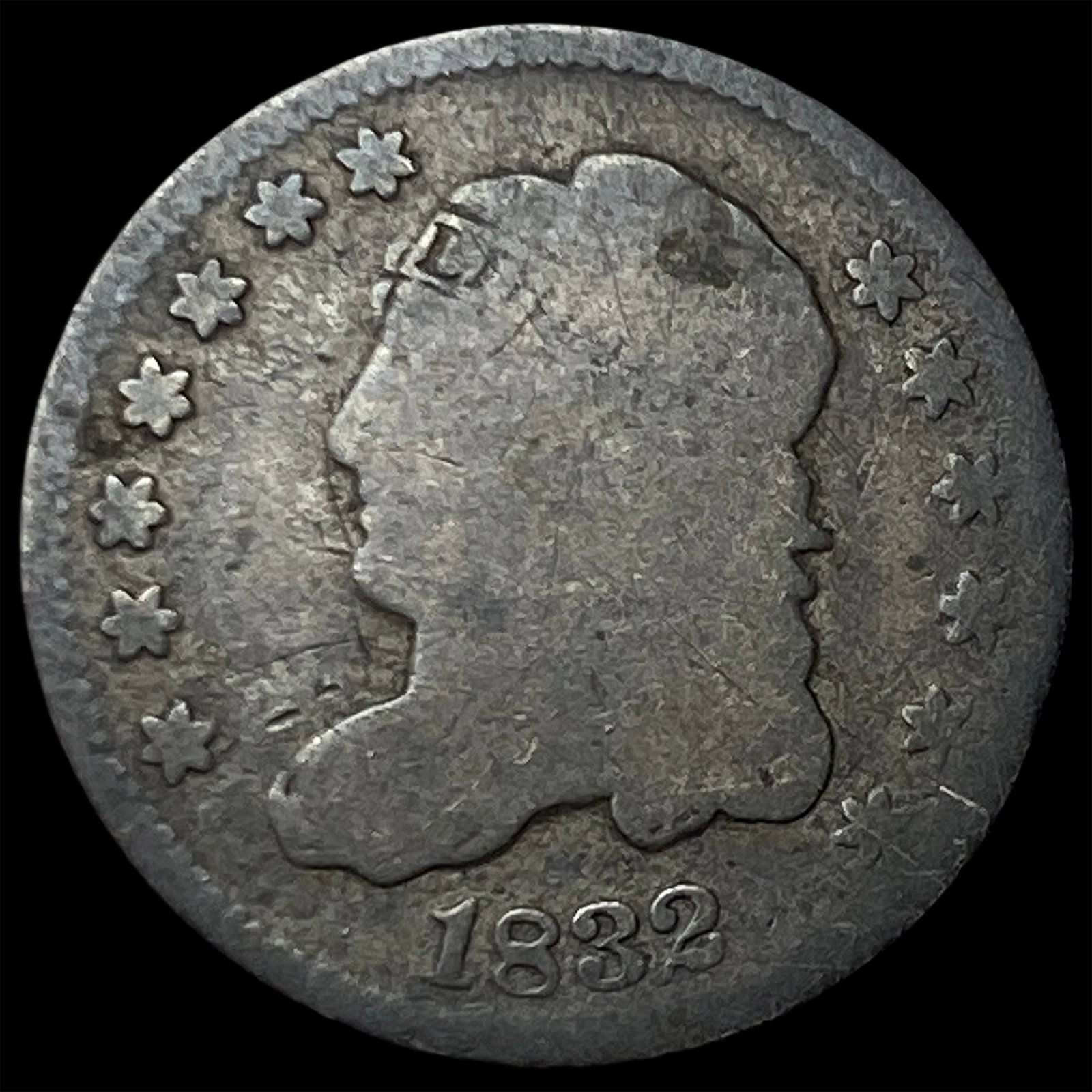 1832 Capped Bust Half Dollar NICELY CIRCULATED: 1832 Capped Bust Half Dollar NICELY CIRCULATED