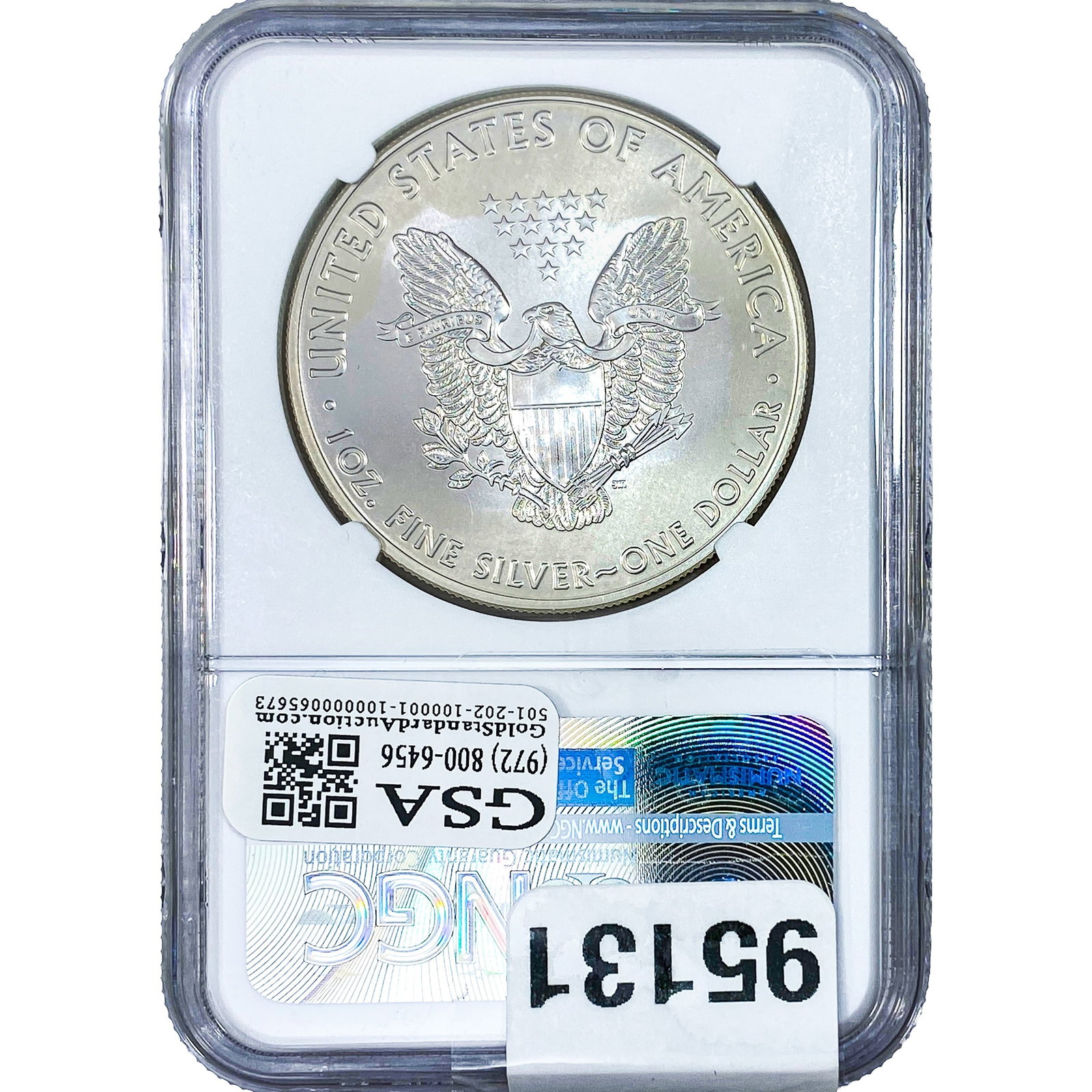 2016 Silver Eagle NGC MS69 - 2