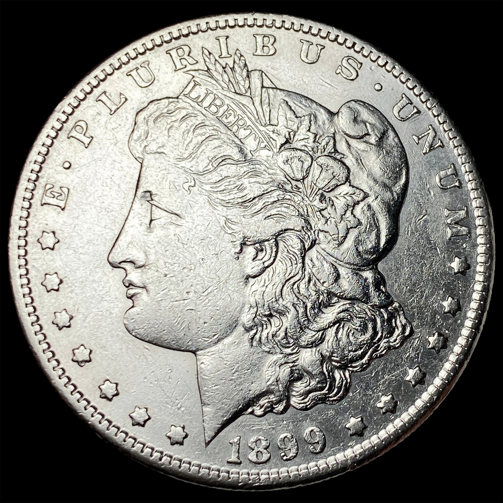 1899-S Silver Morgan Dollar CLOSELY UNCIRCULATED: 1899-S Silver Morgan Dollar CLOSELY UNCIRCULATED