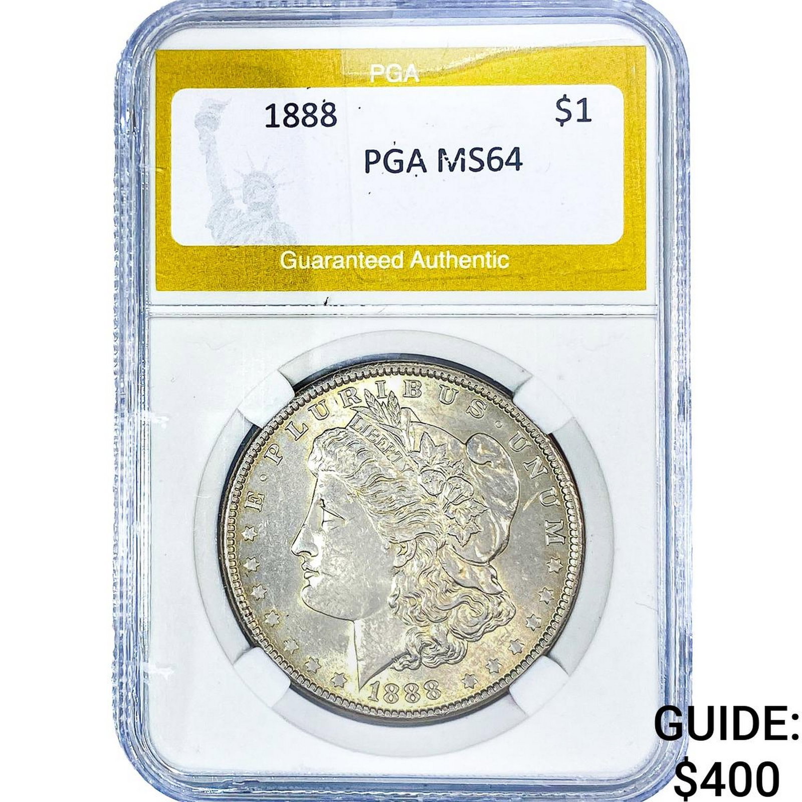 1888 Morgan Silver Dollar PGA MS64: 1888 Morgan Silver Dollar PGA MS64