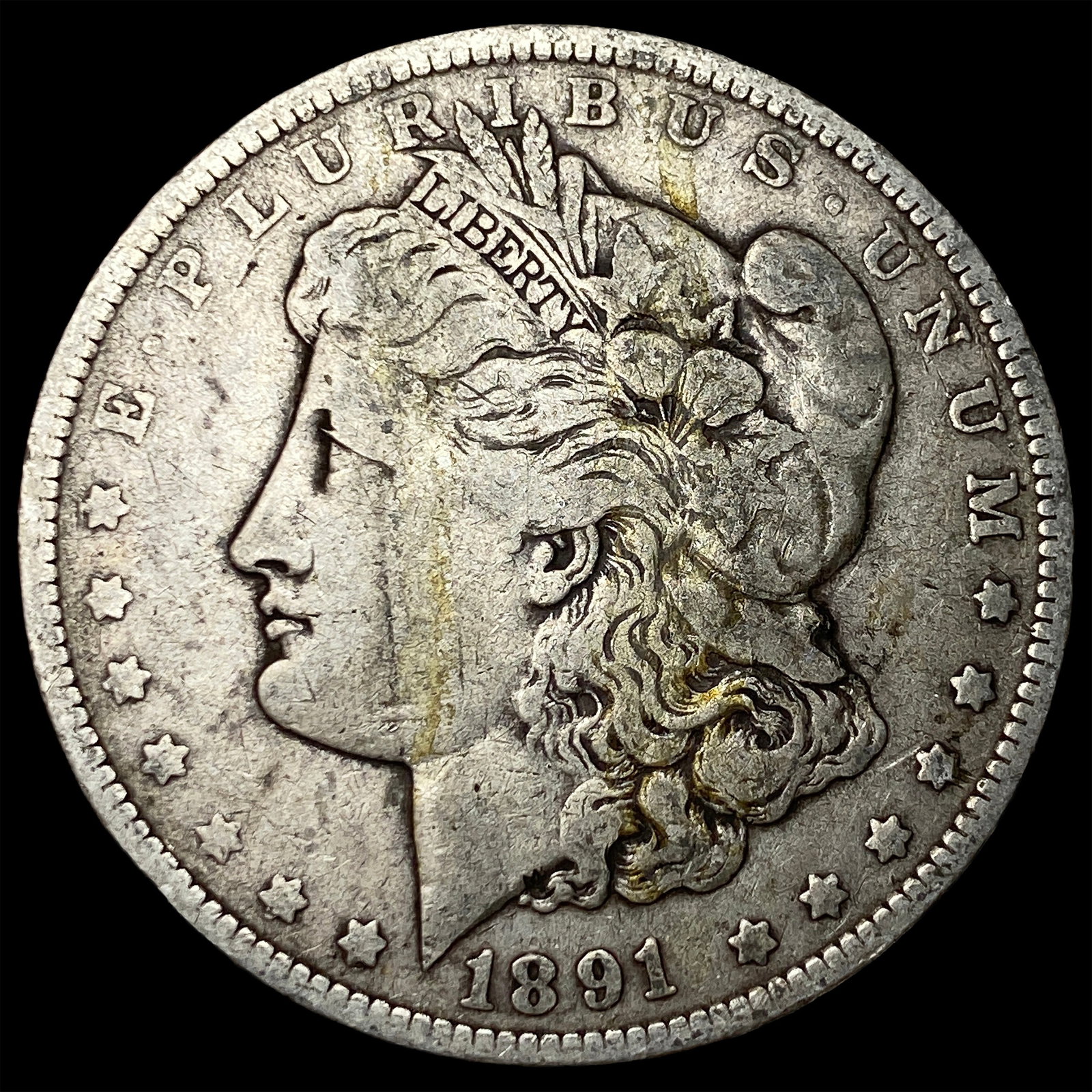1891-O Silver Morgan Dollar LIGHTLY CIRCULATED: 1891-O Silver Morgan Dollar LIGHTLY CIRCULATED
