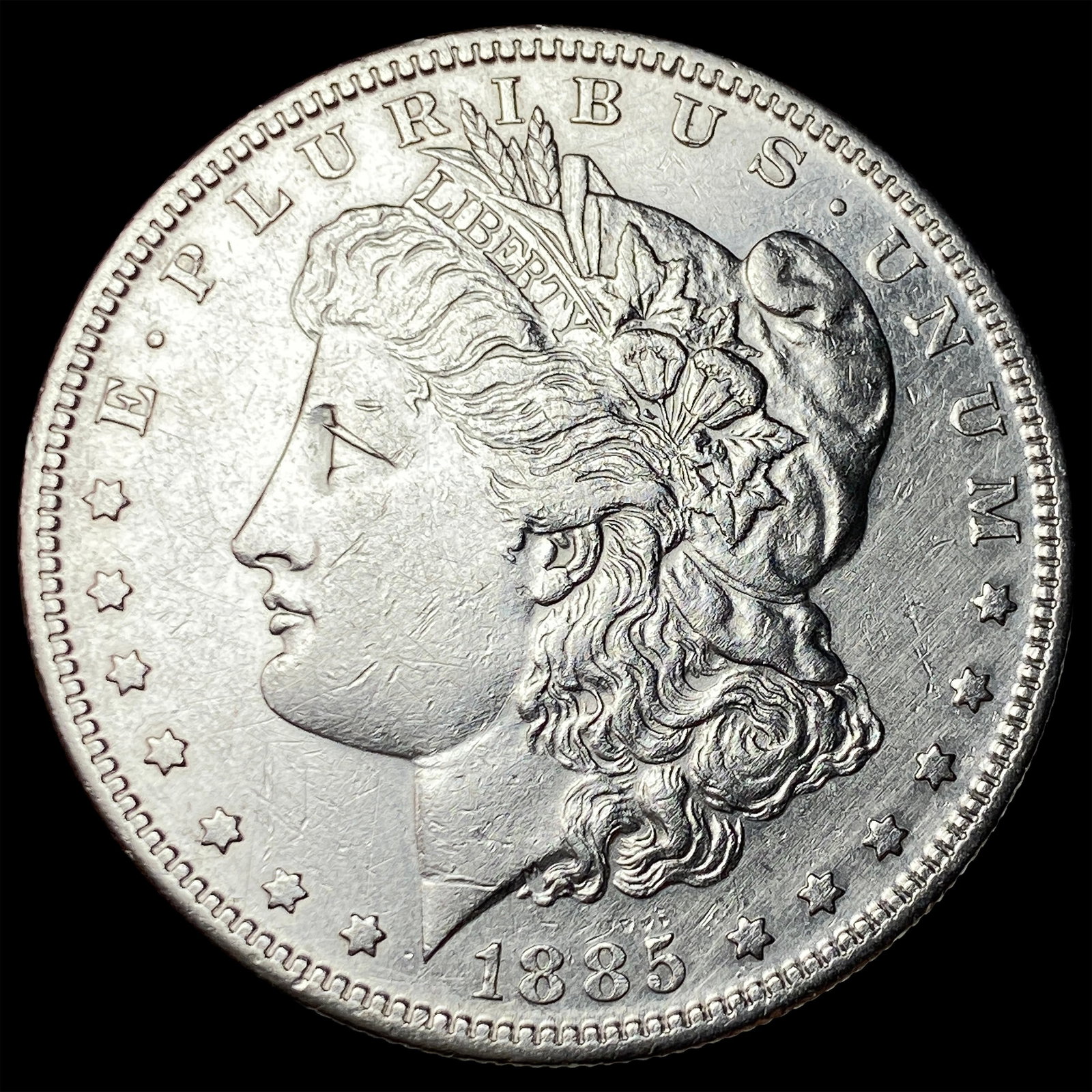 1885-S Silver Morgan Dollar UNCIRCULATED: 1885-S Silver Morgan Dollar UNCIRCULATED