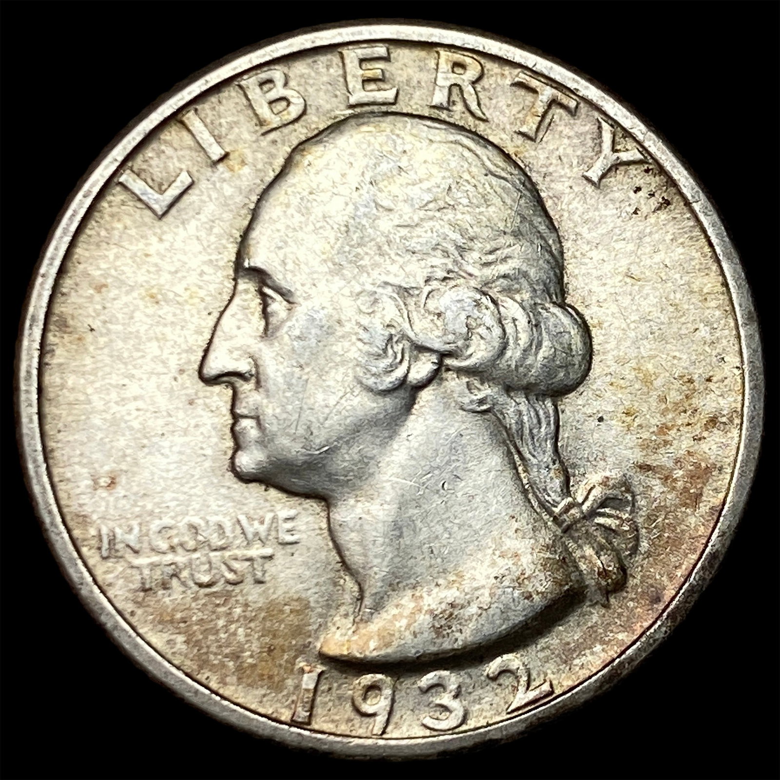 1932 Silver Washington Quarter CHOICE AU: 1932 Silver Washington Quarter CHOICE AU