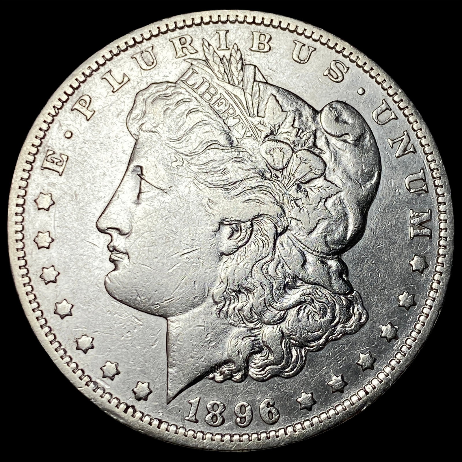 1896-O Silver Morgan Dollar CLOSELY UNCIRCULATED: 1896-O Silver Morgan Dollar CLOSELY UNCIRCULATED
