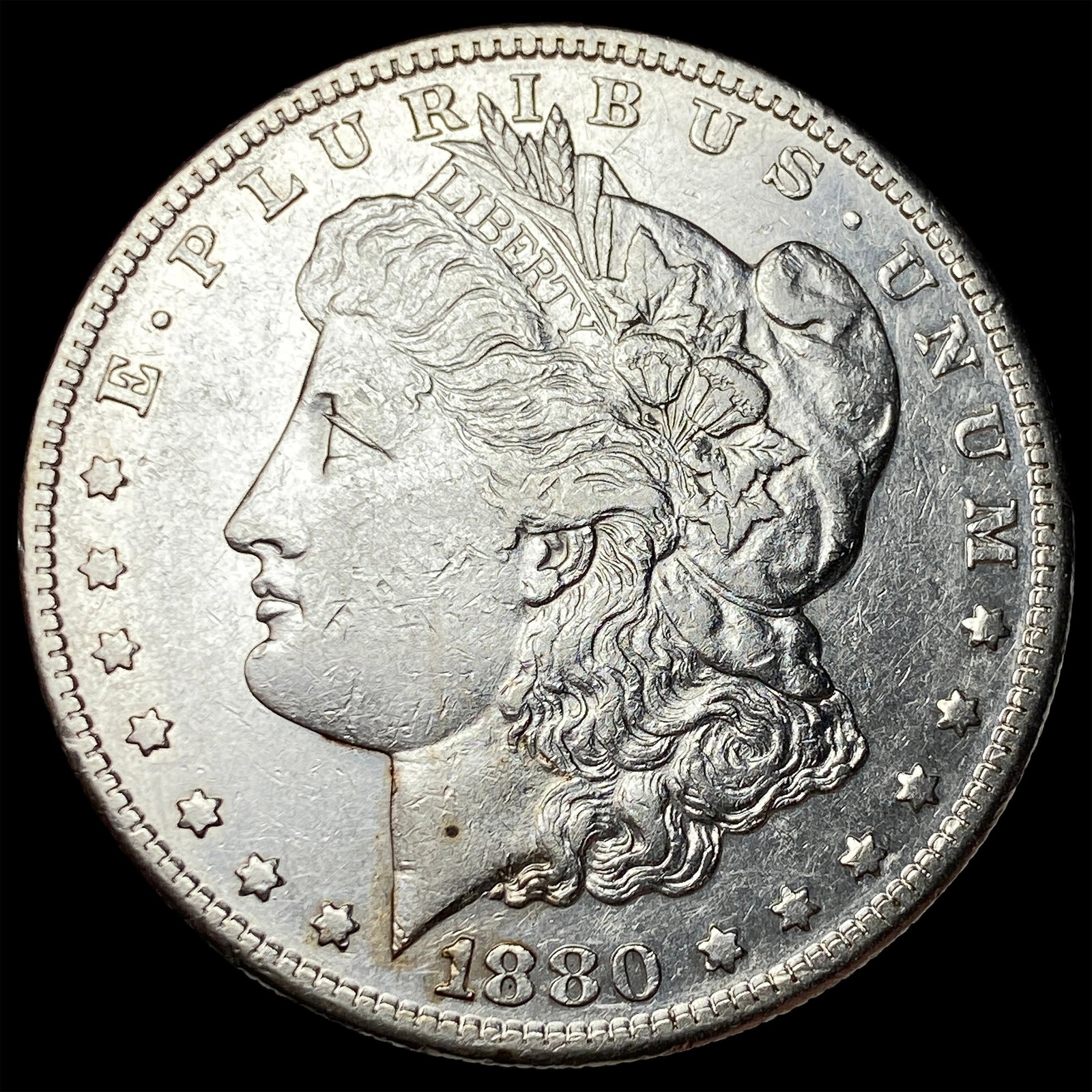 1880-S Silver Morgan Dollar UNCIRCULATED: 1880-S Silver Morgan Dollar UNCIRCULATED