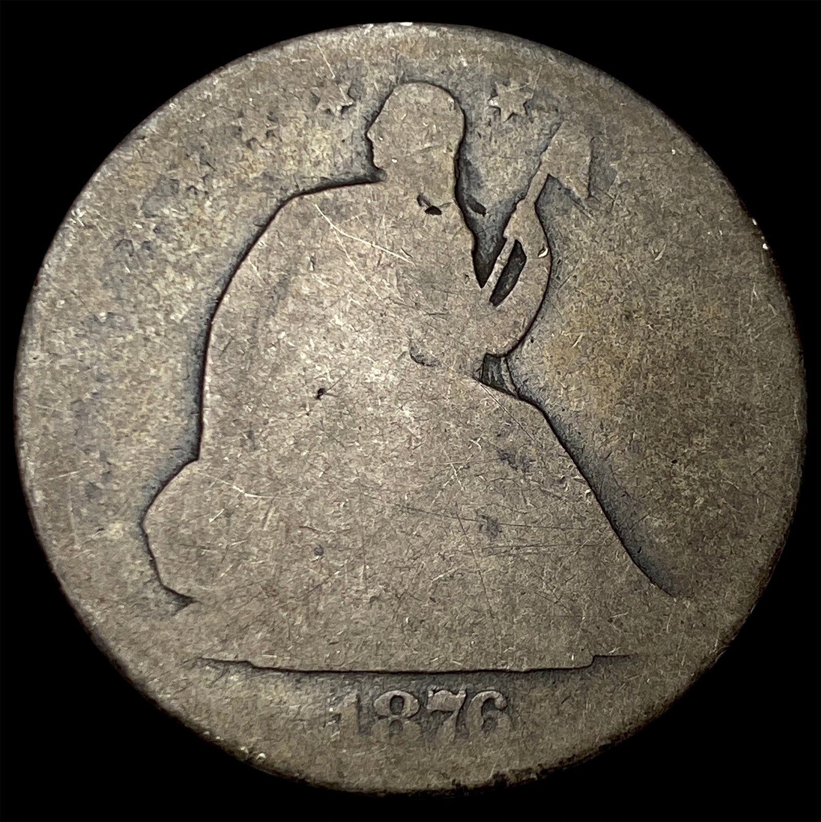 1876 Seated Liberty Half Dollar NICELY CIRCULATED: 1876 Seated Liberty Half Dollar NICELY CIRCULATED