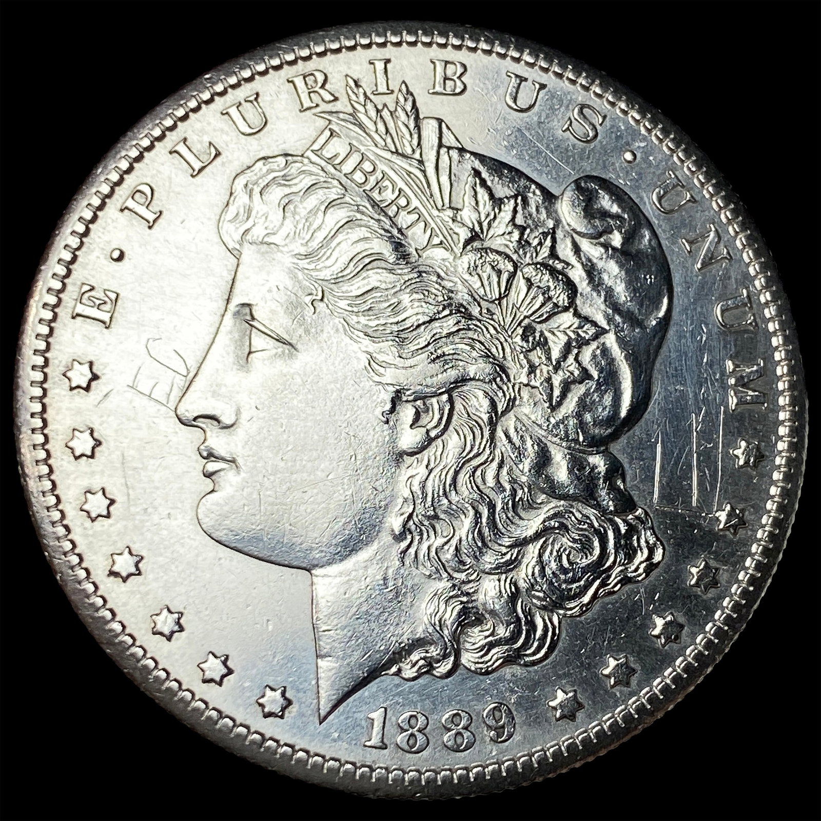 1889-S Silver Morgan Dollar HIGH GRADE (1 of 2)