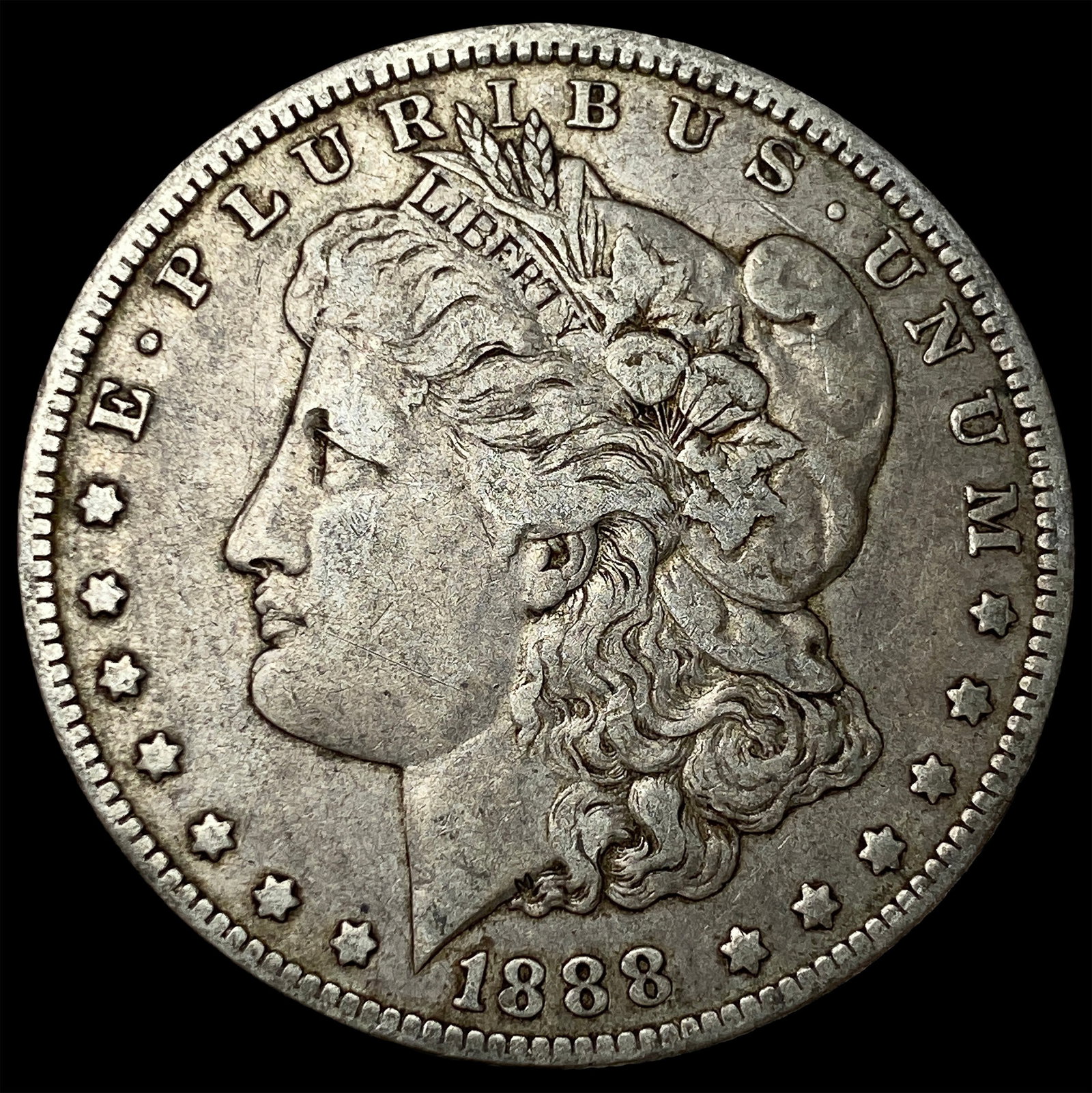 1888-O Silver Morgan Dollar NEARLY UNCIRCULATED: 1888-O Silver Morgan Dollar NEARLY UNCIRCULATED