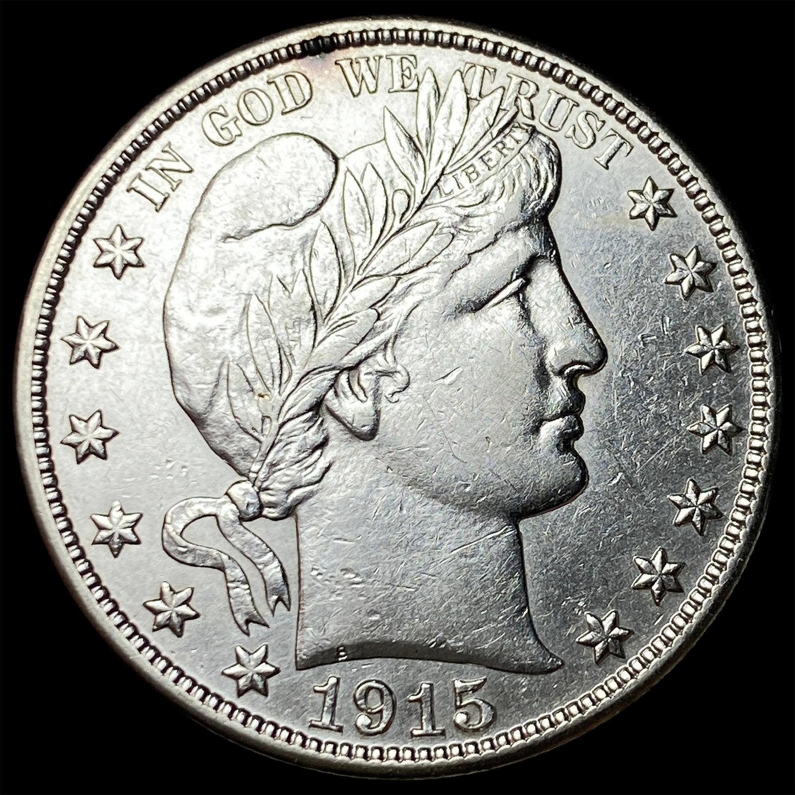 1915-D Silver Barber Half Dollar UNCIRCULATED: 1915-D Silver Barber Half Dollar UNCIRCULATED