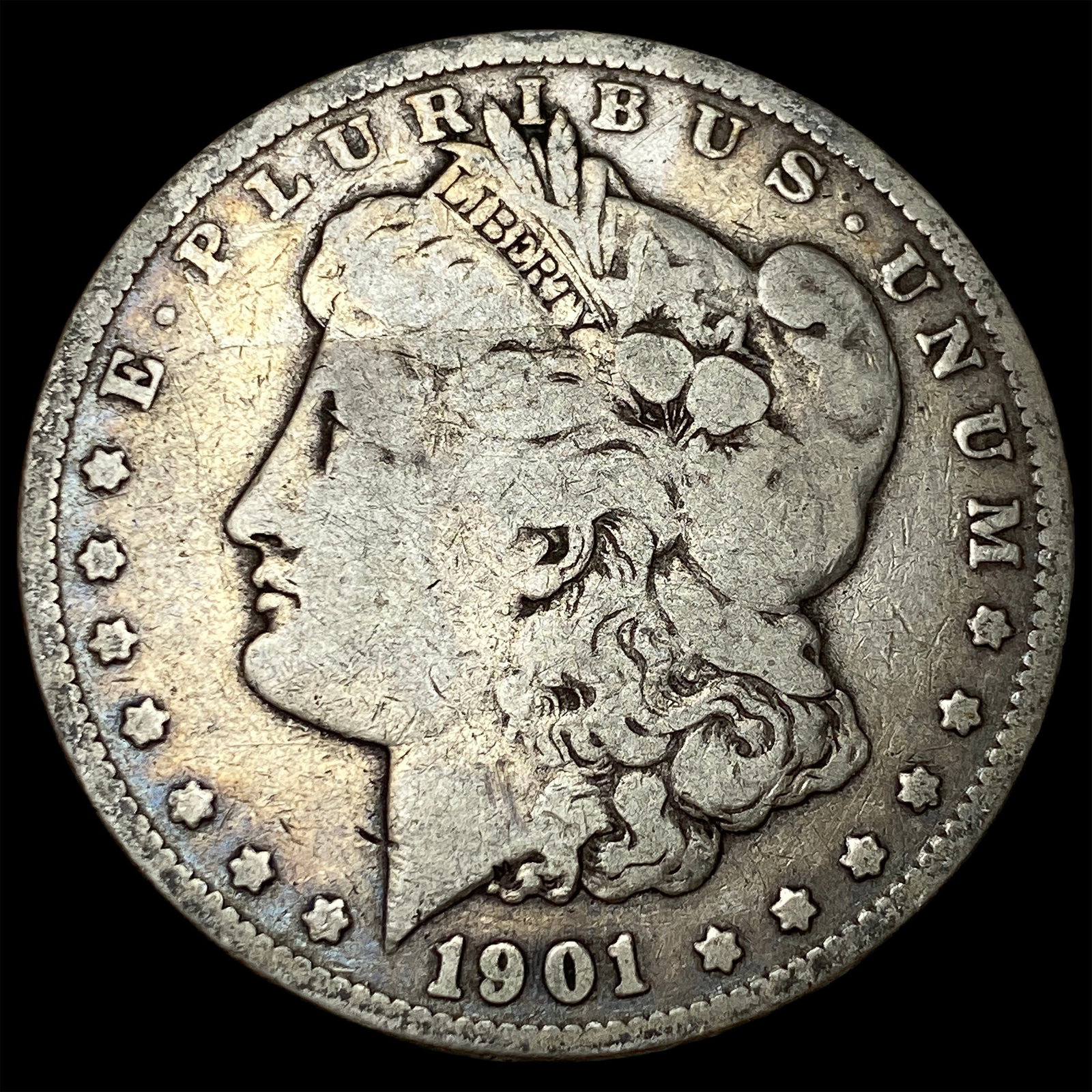 1901 Silver Morgan Dollar LIGHTLY CIRCULATED: 1901 Silver Morgan Dollar LIGHTLY CIRCULATED
