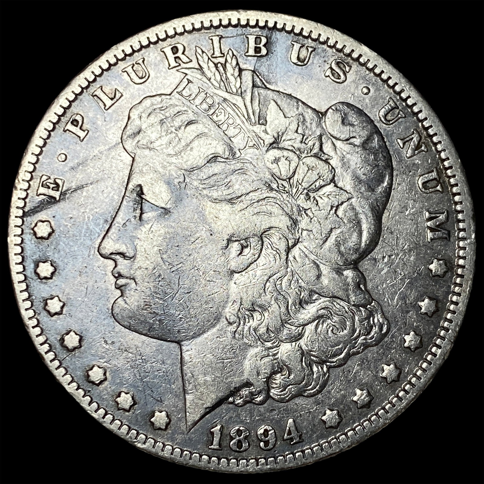1894-O Morgan Silver Dollar NEARLY UNCIRCULATED: 1894-O Morgan Silver Dollar NEARLY UNCIRCULATED