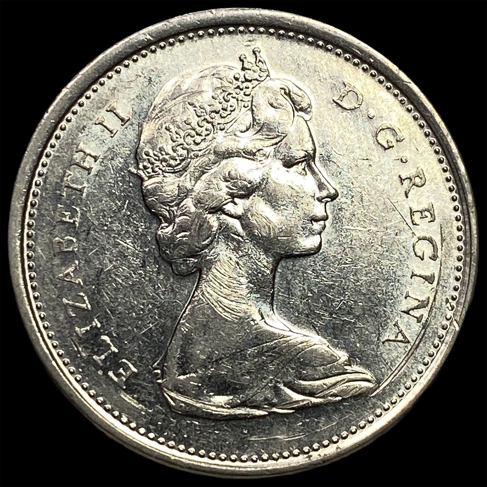 1968 Canada Silver 25 Cents: 1968 Canada Silver 25 Cents
