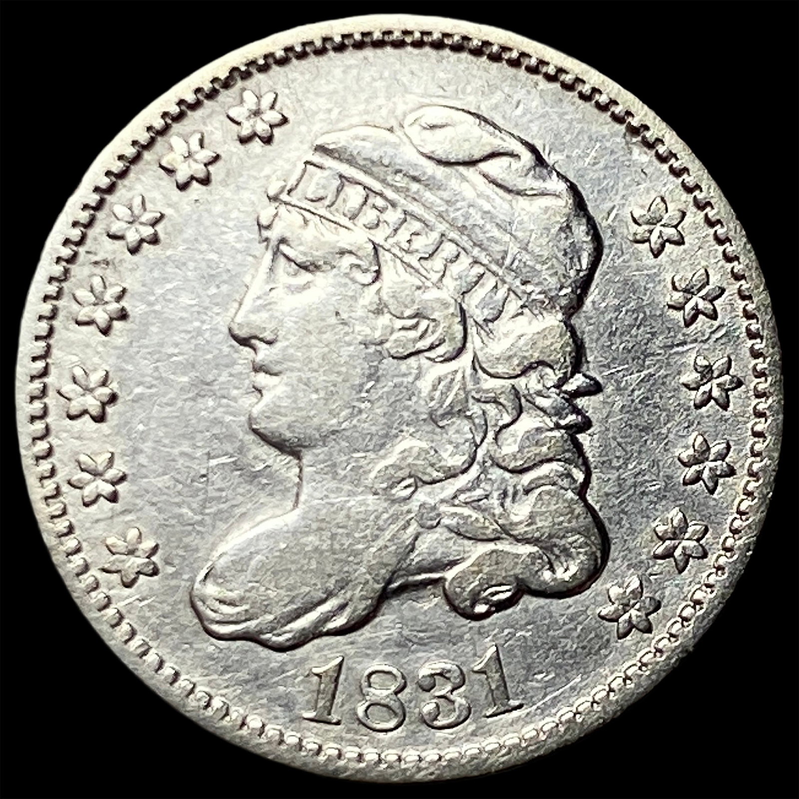 1831 Capped Bust Half Dime ABOUT UNCIRCULATED (1 of 2)