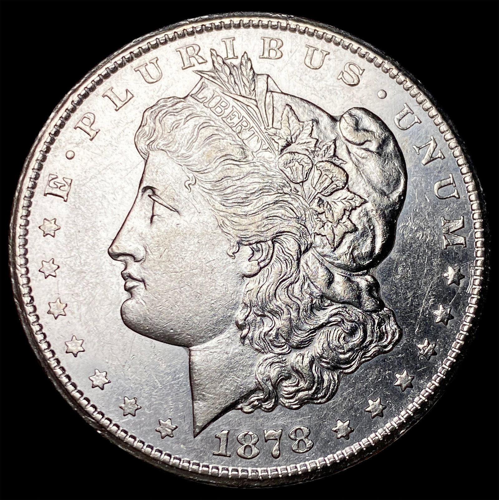 1878-CC Silver Morgan Dollar CLOSELY UNCIRCULATED: 1878-CC Silver Morgan Dollar CLOSELY UNCIRCULATED