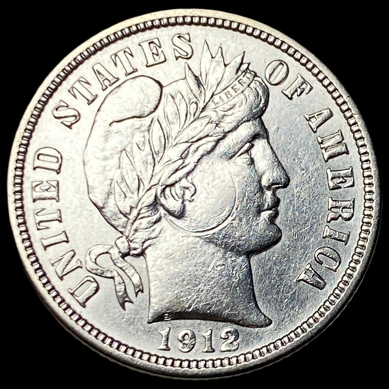 1912 Silver Barber Dime HIGH GRADE: 1912 Silver Barber Dime HIGH GRADE