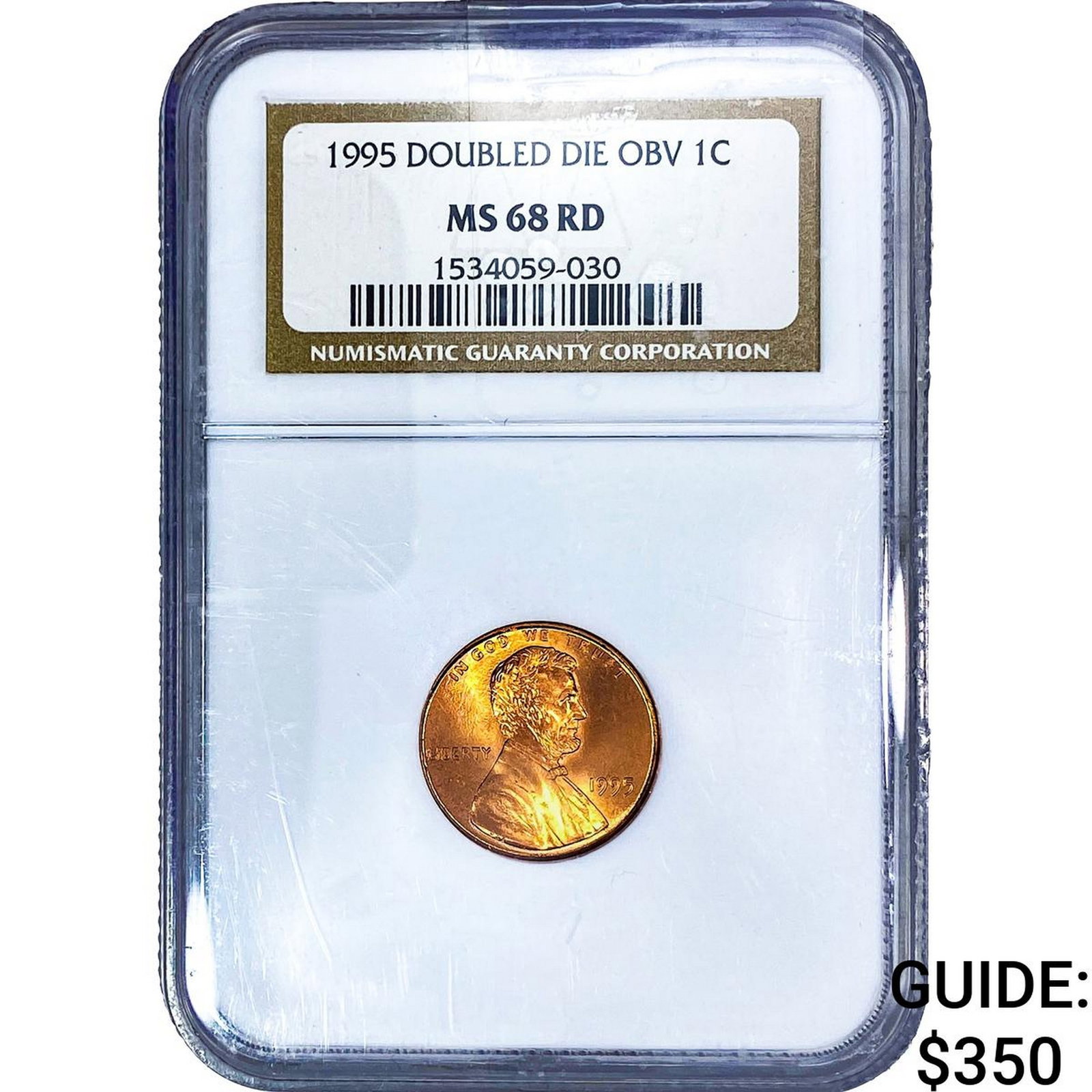 1995 Wheat Cent NGC MS68 RD: 1995 Wheat Cent NGC MS68 RD