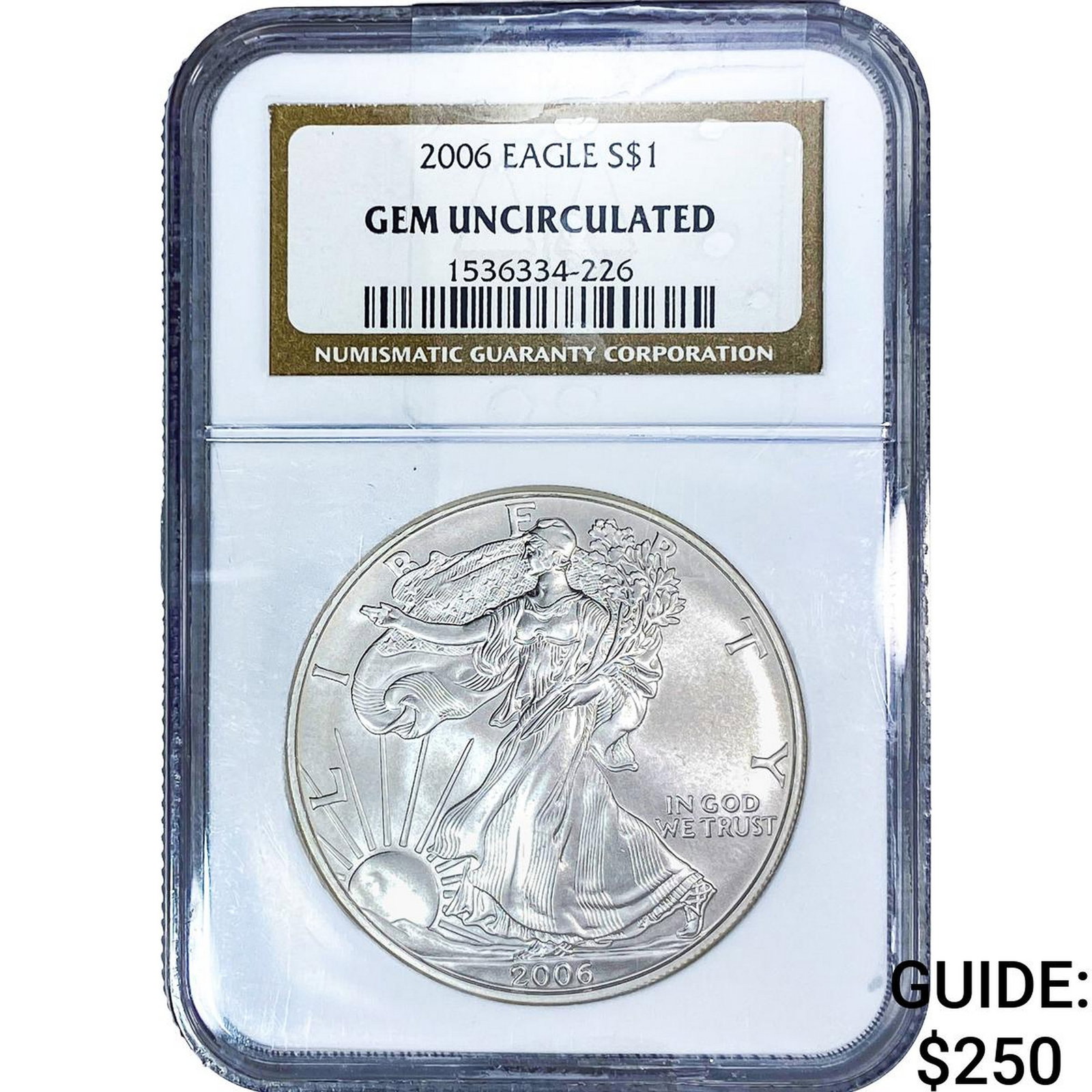 2006 Silver Eagle NGC (1 of 2)
