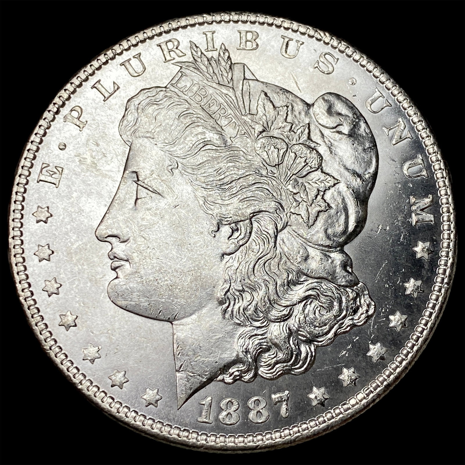 1887 Silver Morgan Dollar UNCIRCULATED: 1887 Silver Morgan Dollar UNCIRCULATED