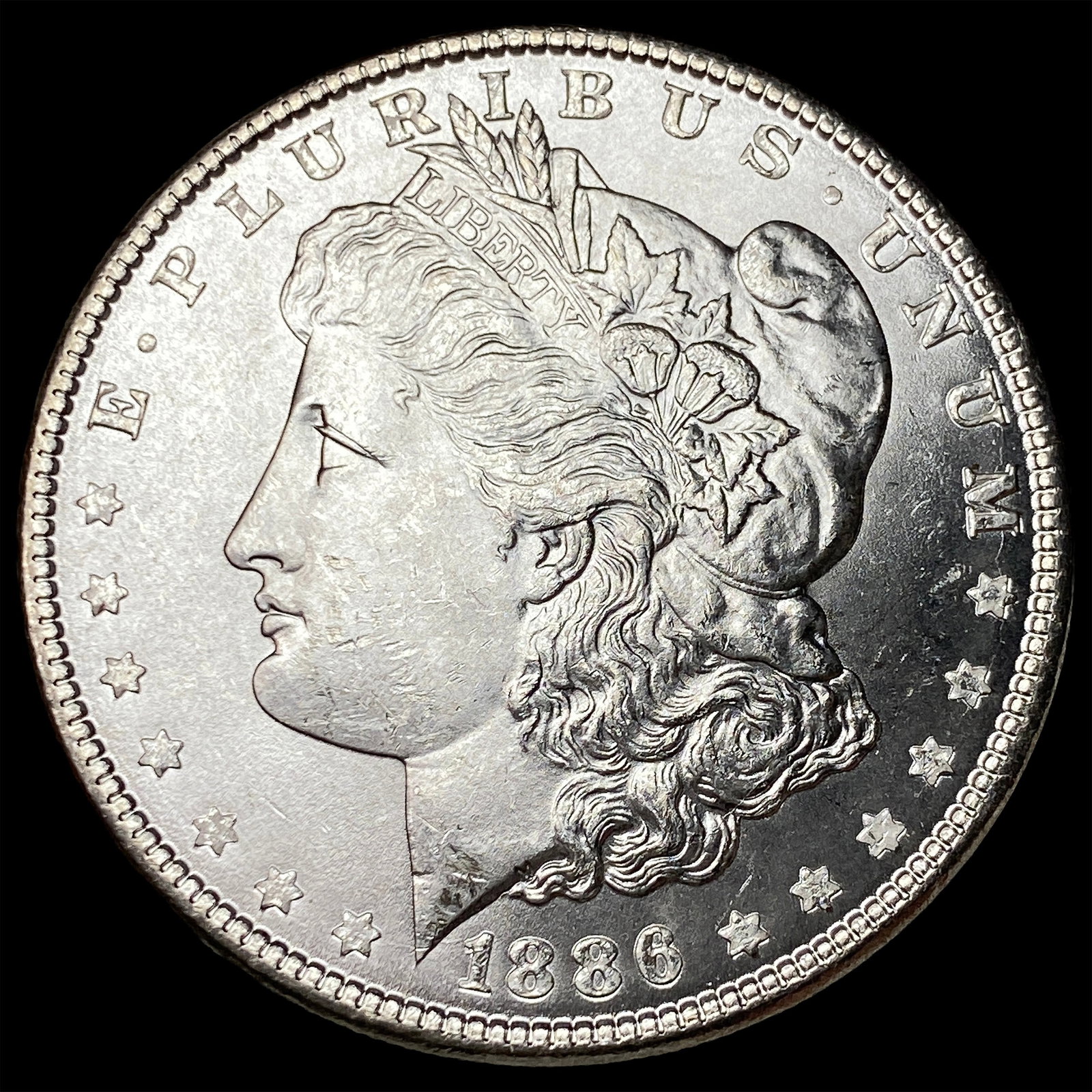 1886 Silver Morgan Dollar UNCIRCULATED: 1886 Silver Morgan Dollar UNCIRCULATED