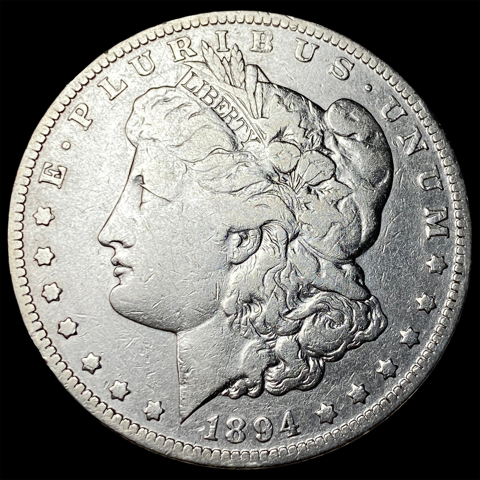 1894-O Silver Morgan Dollar LIGHTLY CIRCULATED: 1894-O Silver Morgan Dollar LIGHTLY CIRCULATED