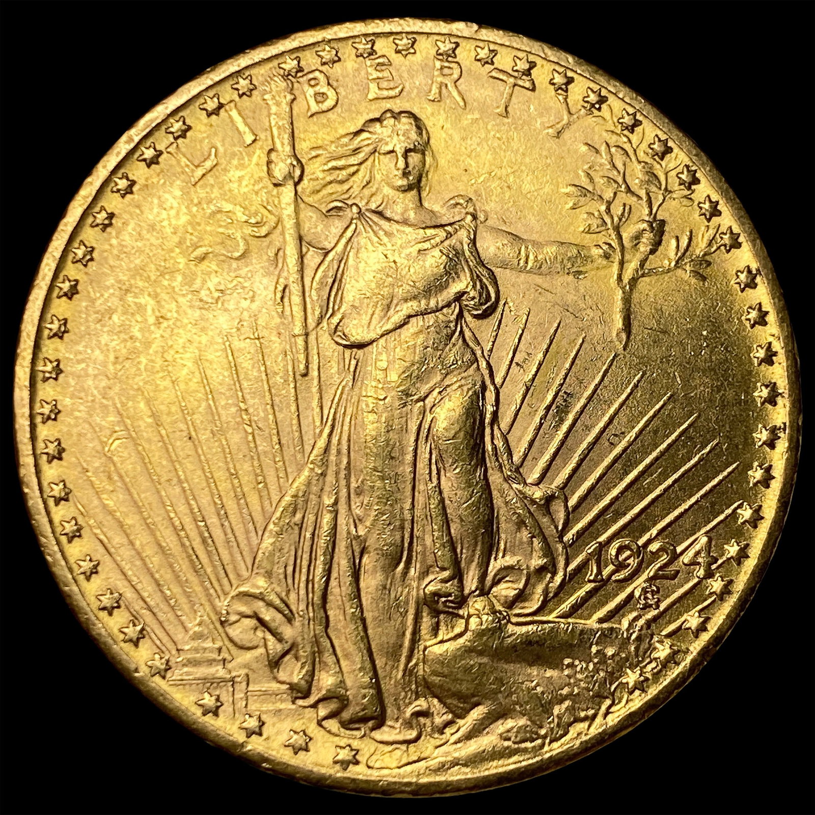 1924-S Gold $20 Saint-Gaudens Double Eagle UNCIRCULATED: 1924-S Gold $20 Saint-Gaudens Double Eagle UNCIRCULATED