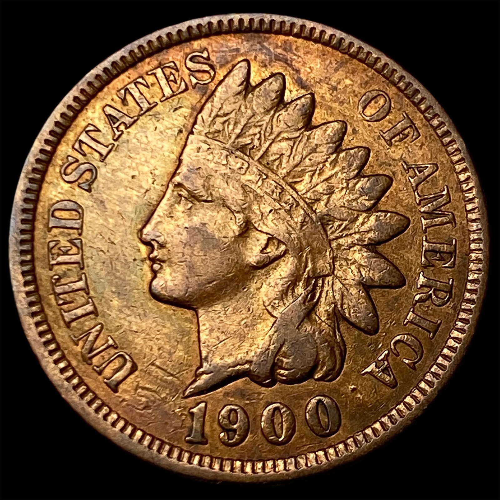 1900 Indian Head Cent CLOSELY UNCIRCULATED: 1900 Indian Head Cent CLOSELY UNCIRCULATED