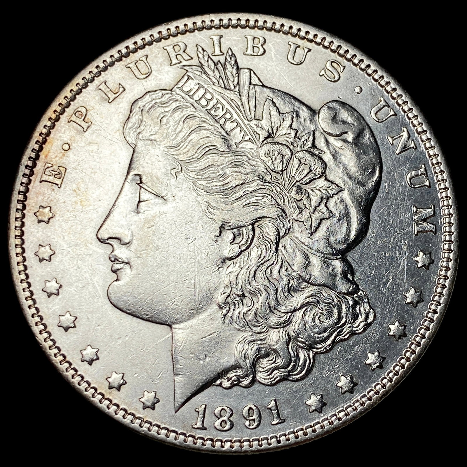 1891 Silver Morgan Dollar UNCIRCULATED: 1891 Silver Morgan Dollar UNCIRCULATED