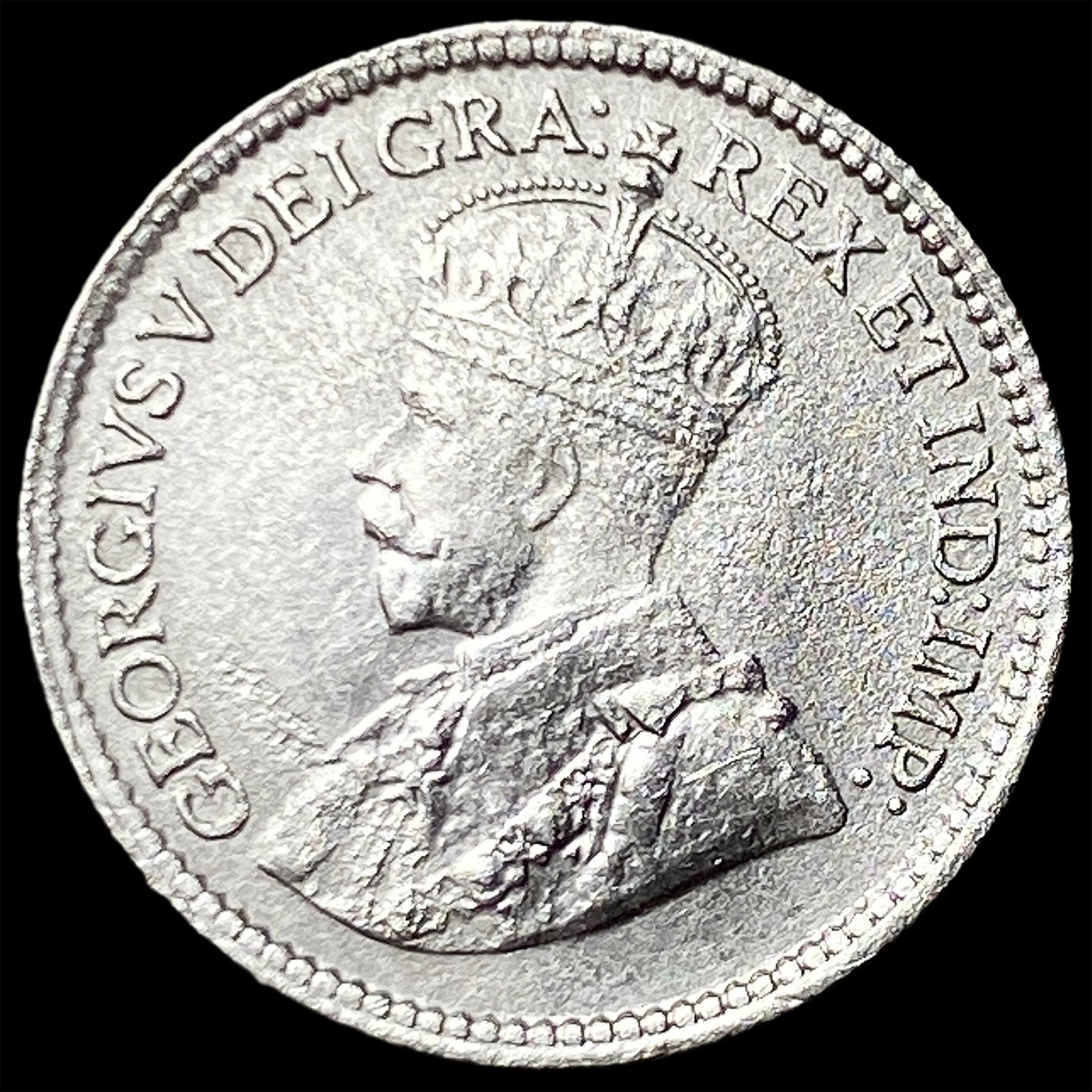1912 Canada Silver 5 Cents GEM BU: 1912 Canada Silver 5 Cents GEM BU