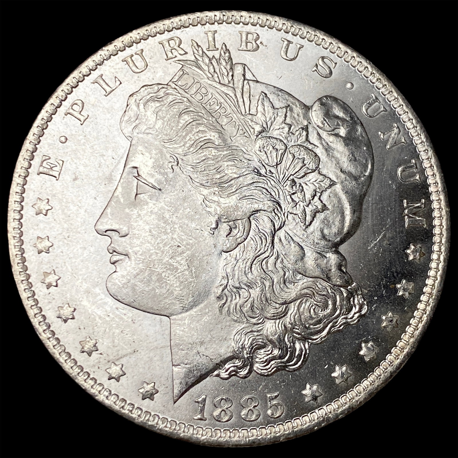1885-O Silver Morgan Dollar CHOICE BU: 1885-O Silver Morgan Dollar CHOICE BU