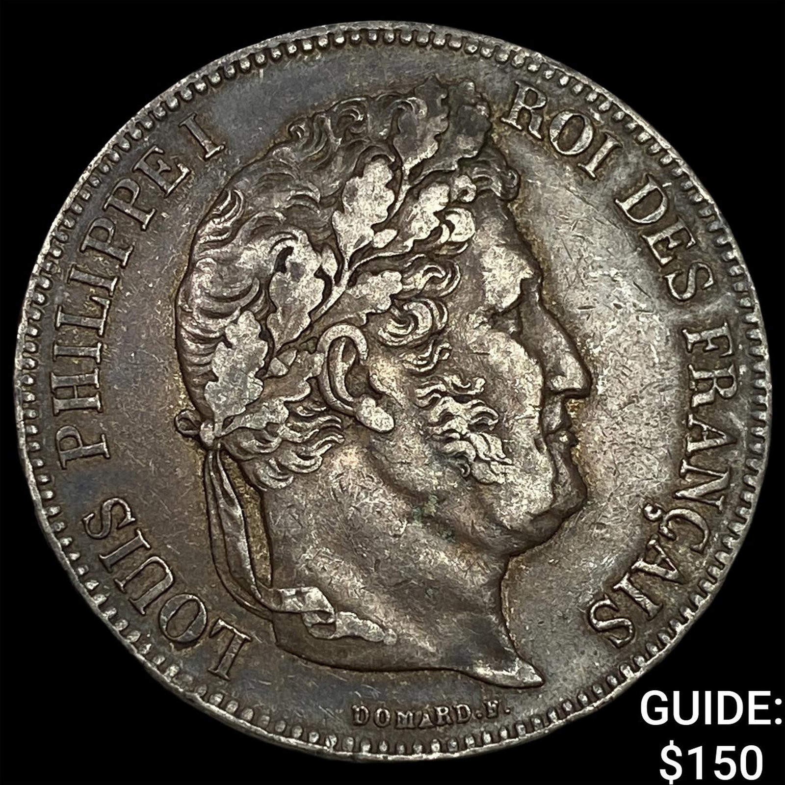 1832 France Silver 5 Francs .7234oz ASW: 1832 France Silver 5 Francs .7234oz ASW