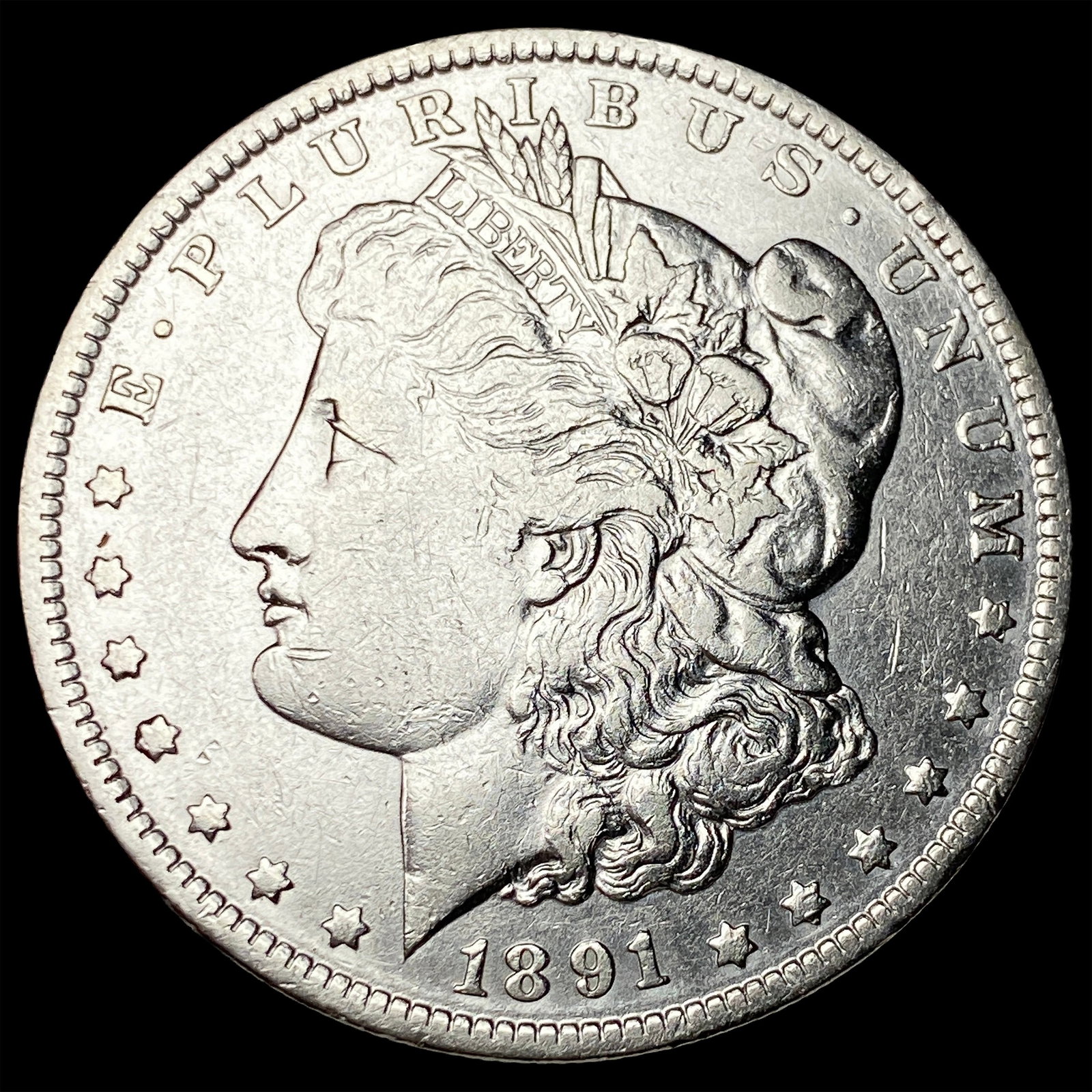 1891-O Silver Morgan Dollar ABOUT UNCIRCULATED: 1891-O Silver Morgan Dollar ABOUT UNCIRCULATED