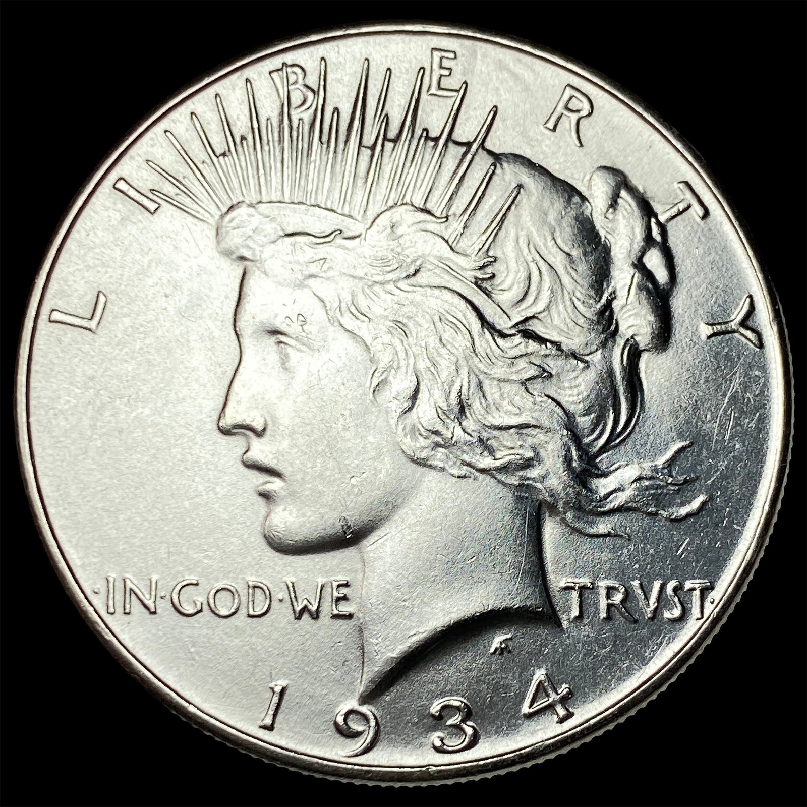 1934 Peace Silver Dollar UNCIRCULATED: 1934 Peace Silver Dollar UNCIRCULATED
