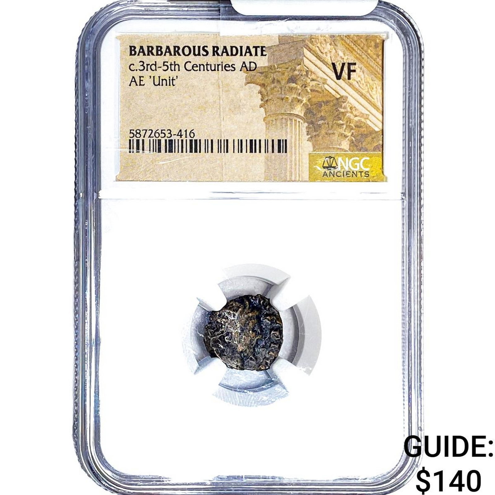 Barbarous Radiate, 3rd-5th Centuries AD AE 'Unit' NGC (1 of 2)
