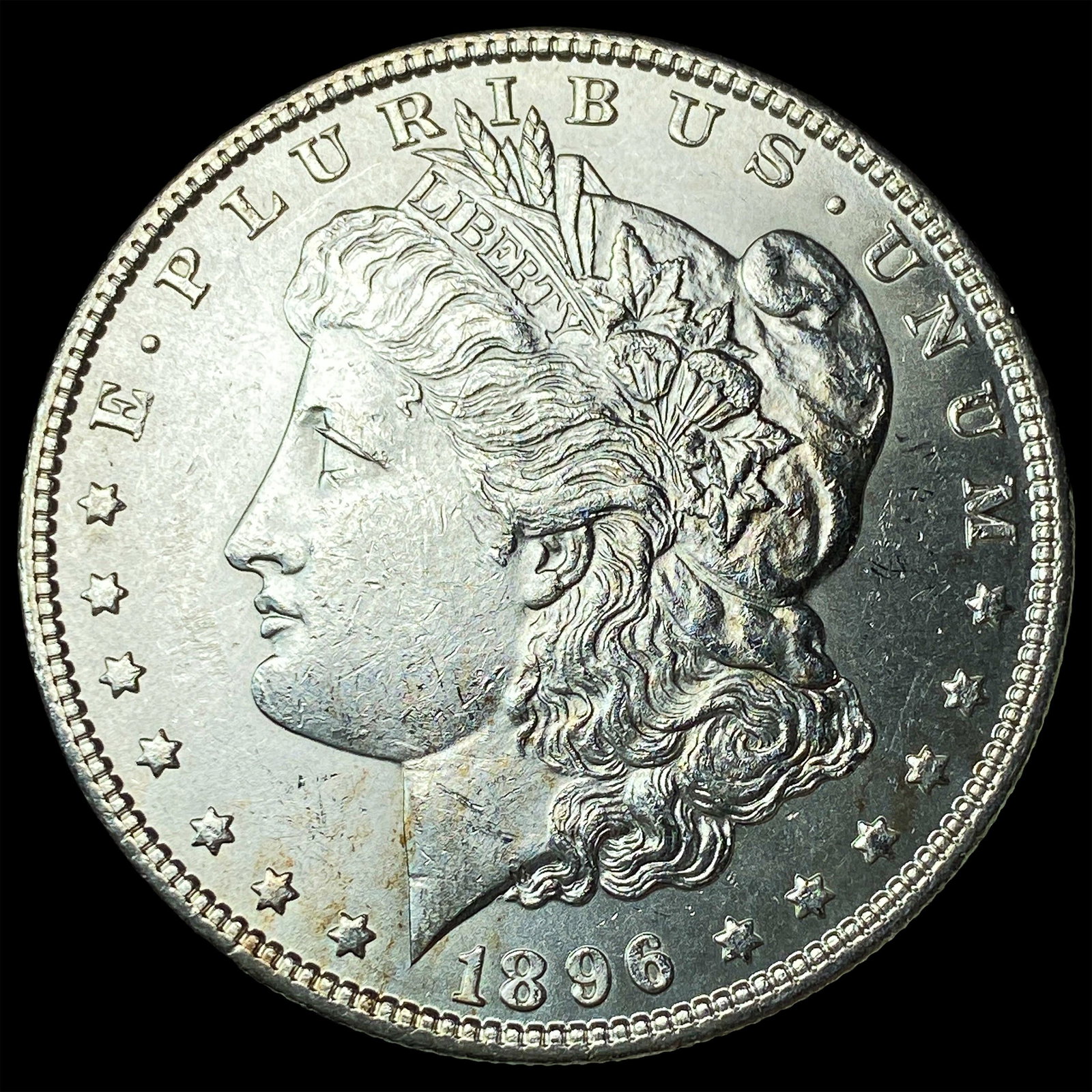 1896 Morgan Silver Dollar UNCIRCULATED: 1896 Morgan Silver Dollar UNCIRCULATED