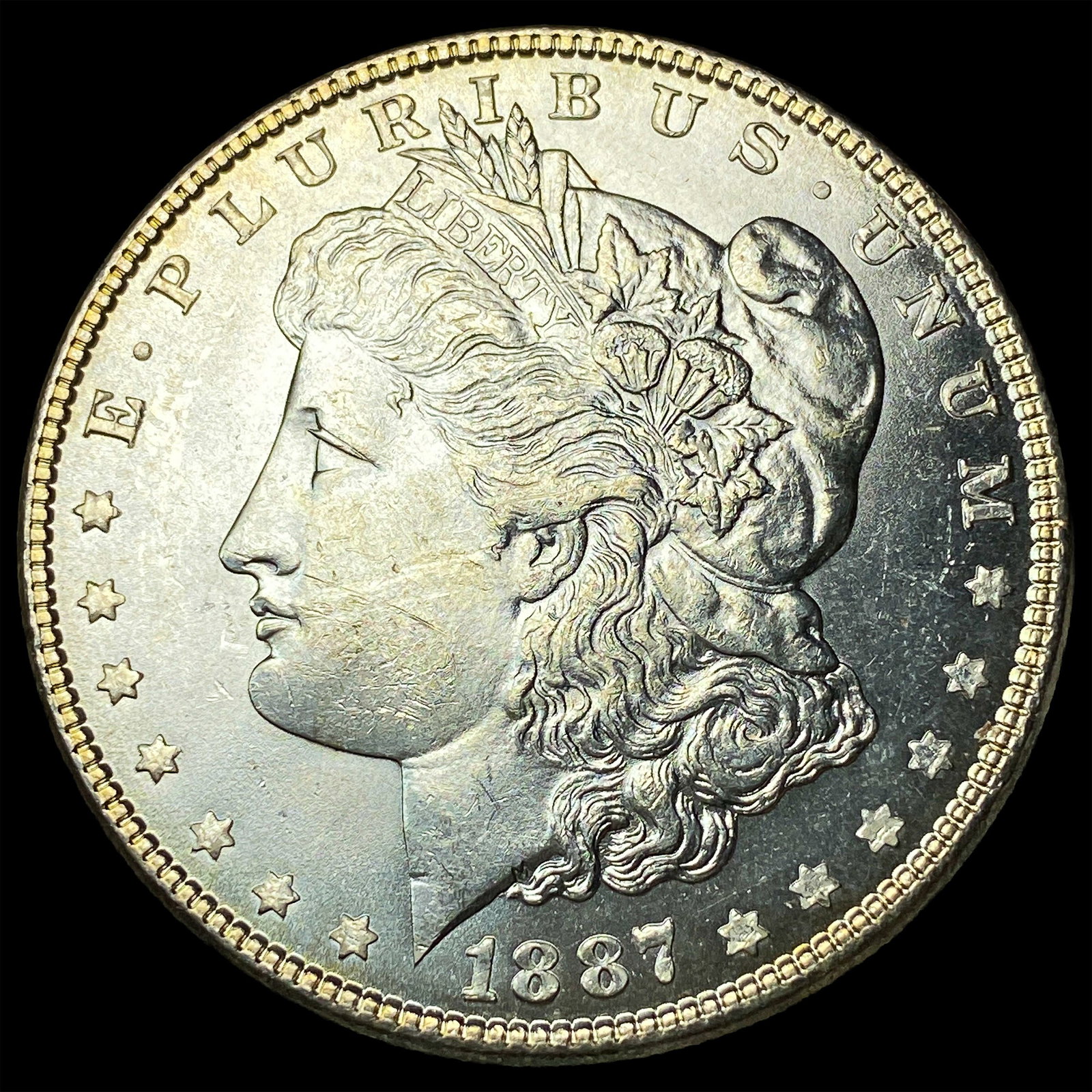 1887 Morgan Silver Dollar UNCIRCULATED: 1887 Morgan Silver Dollar UNCIRCULATED