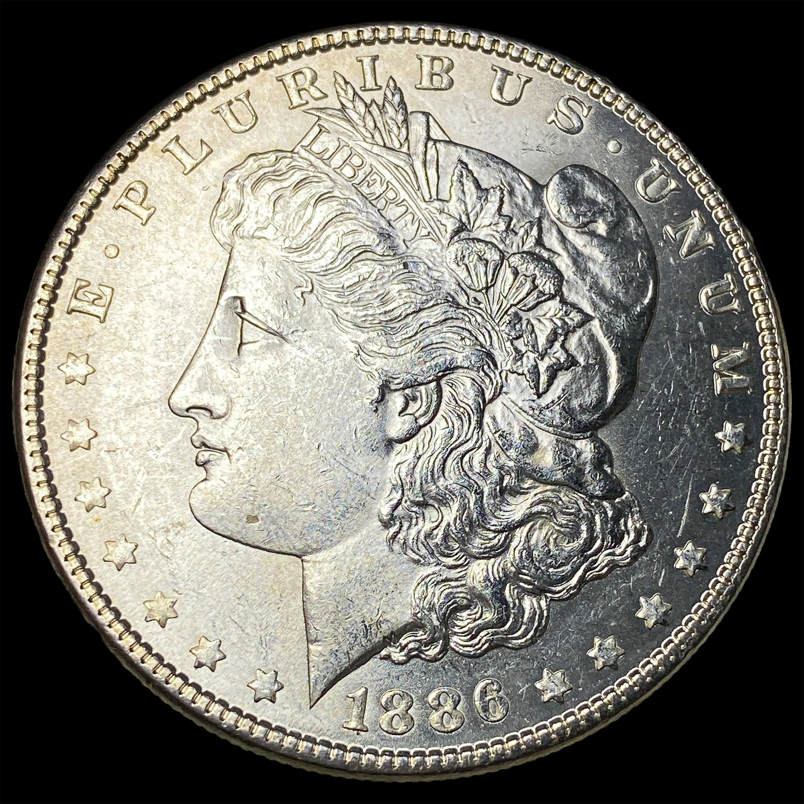1886 Silver Morgan Dollar UNCIRCULATED: 1886 Silver Morgan Dollar UNCIRCULATED