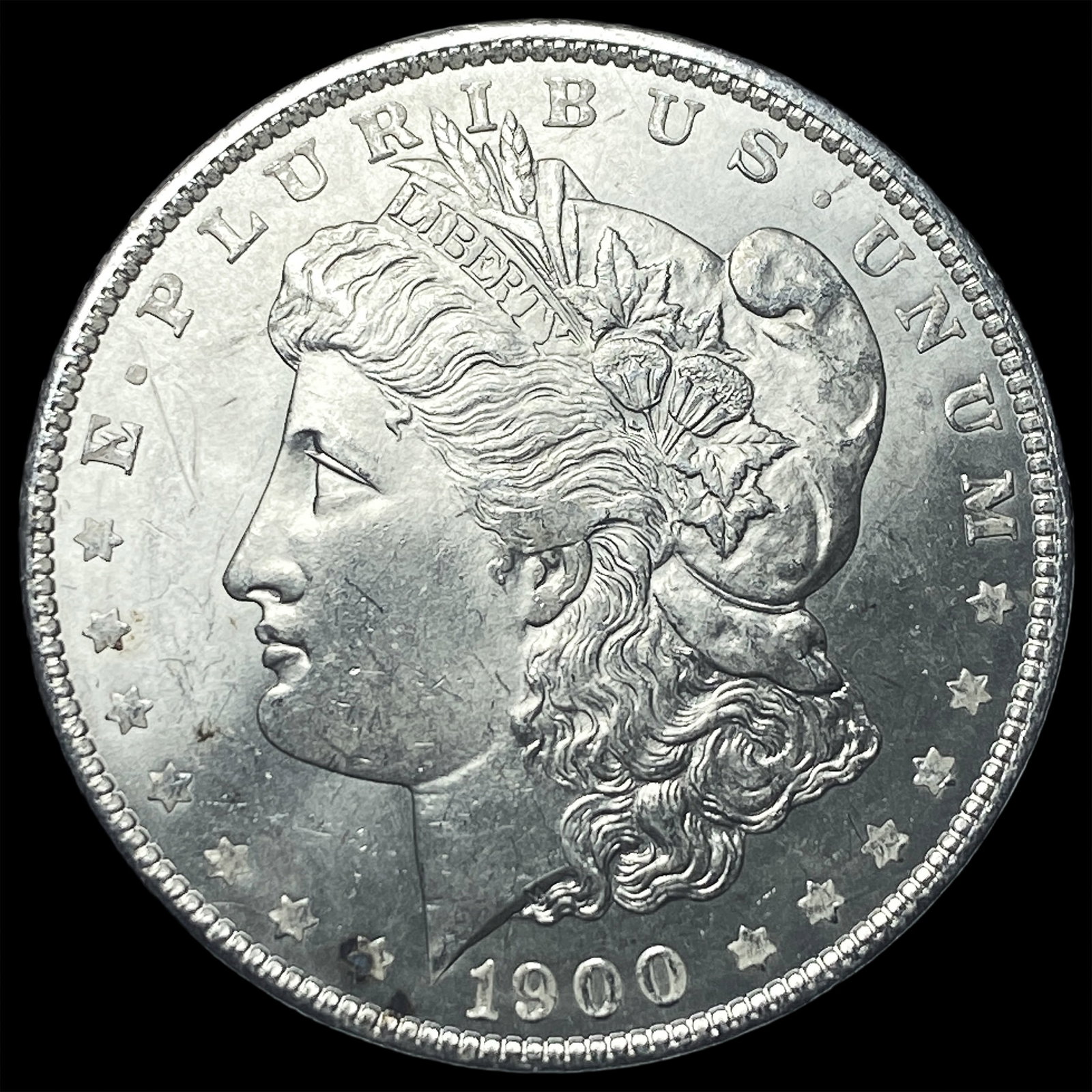 1900 Silver Morgan Dollar GEM BU: 1900 Silver Morgan Dollar GEM BU