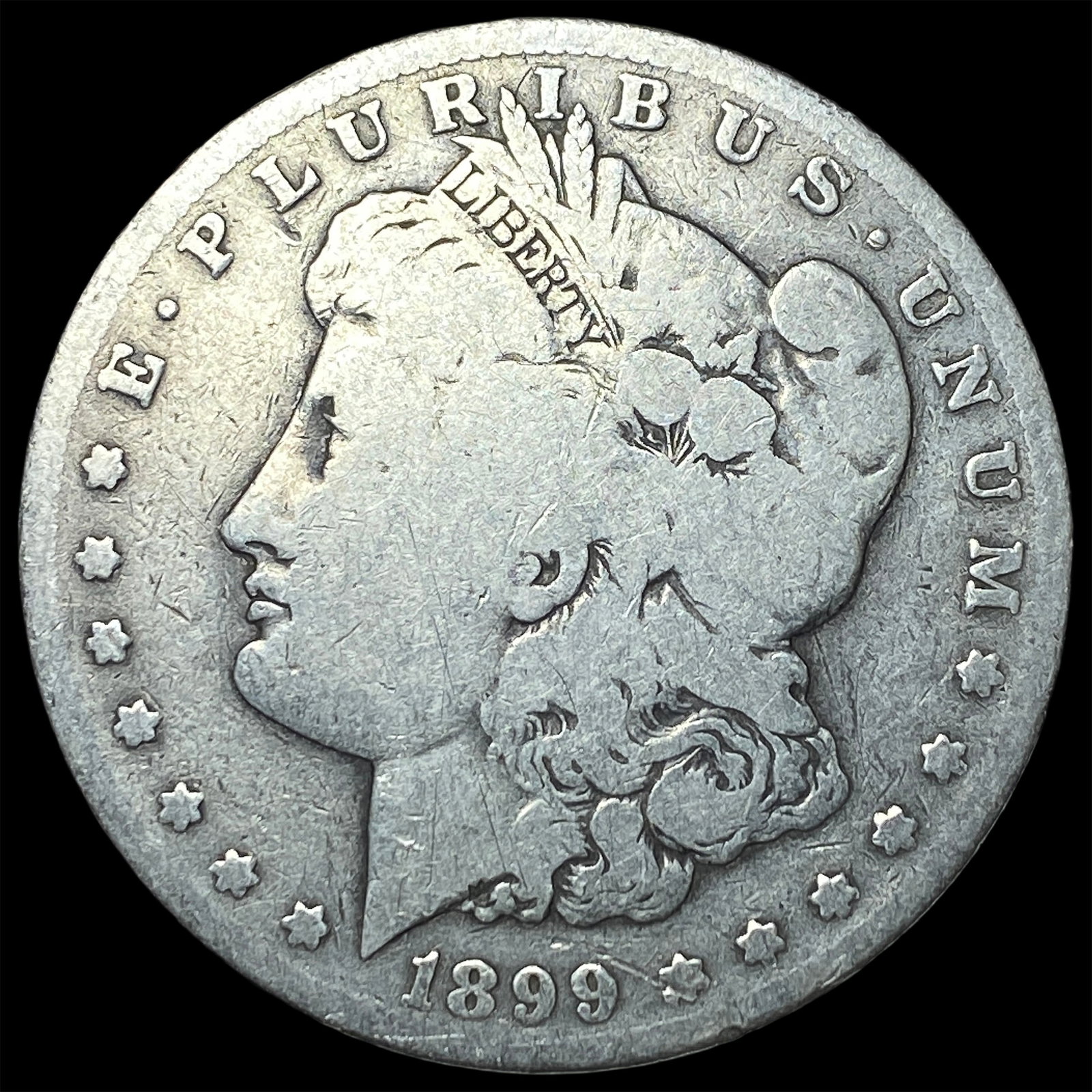 1899-S Silver Morgan Dollar NEARLY UNCIRCULATED: 1899-S Silver Morgan Dollar NEARLY UNCIRCULATED