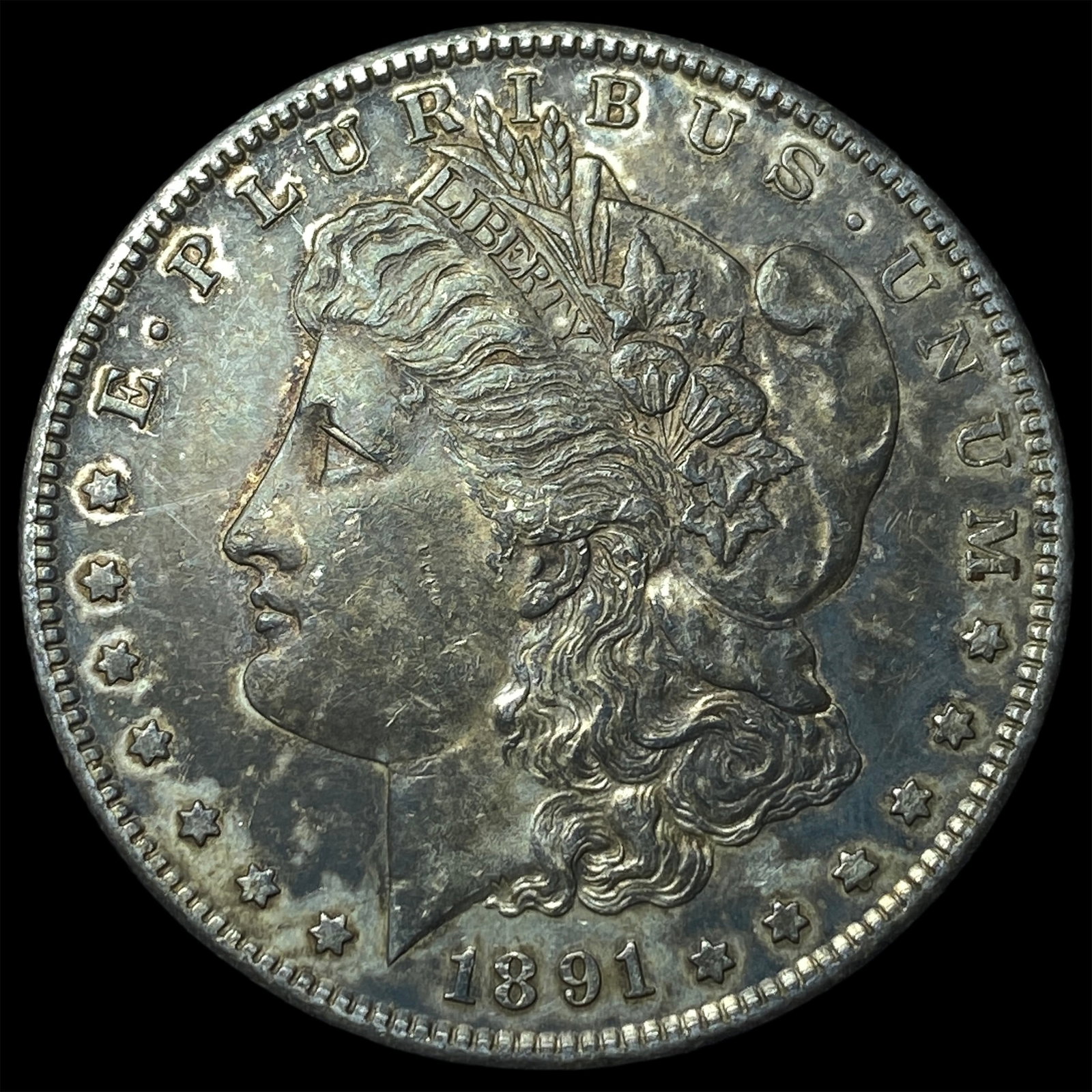 1891-S Silver Morgan Dollar CLOSELY UNCIRCULATED (1 of 2)