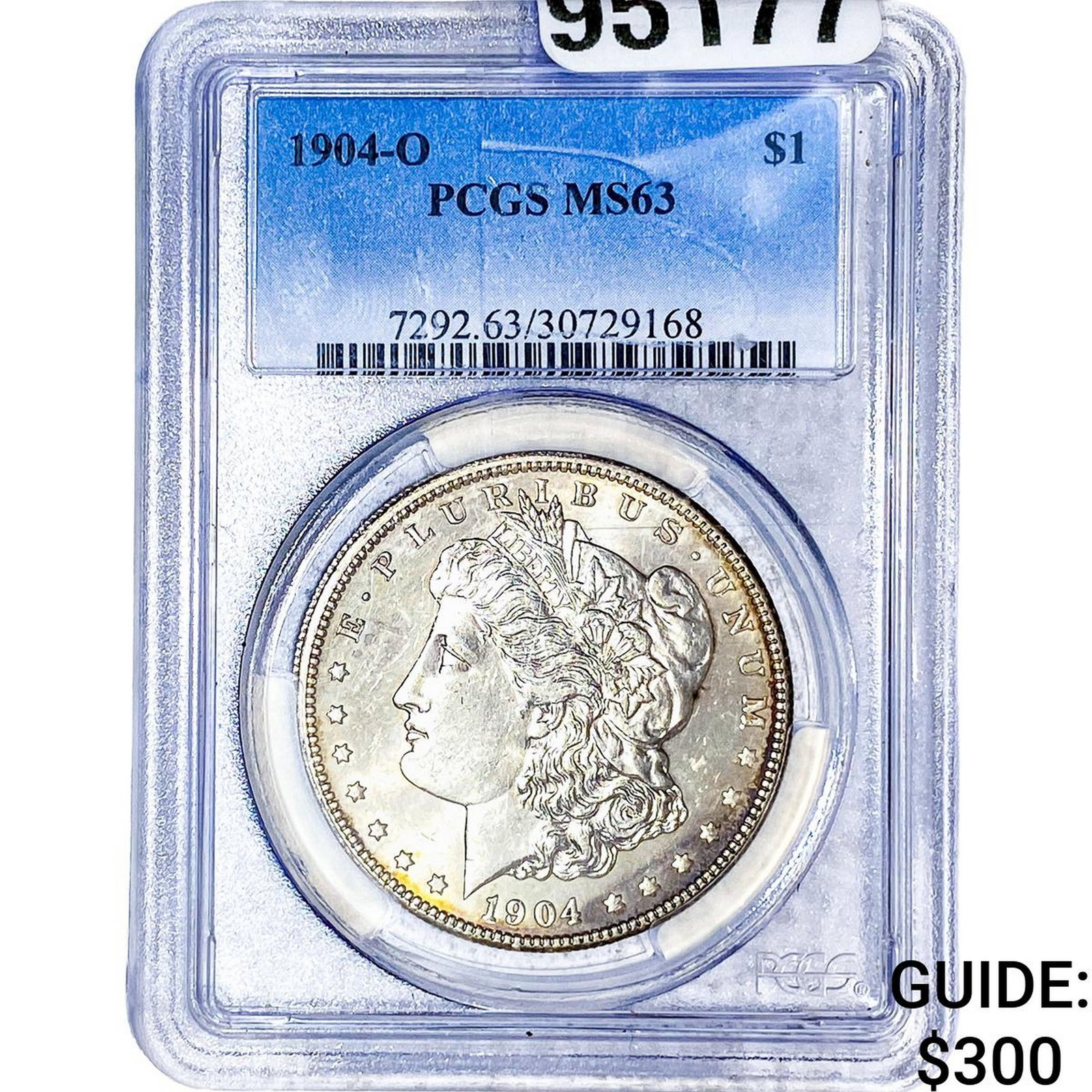 1904-O Morgan Silver Dollar PCGS MS63: 1904-O Morgan Silver Dollar PCGS MS63
