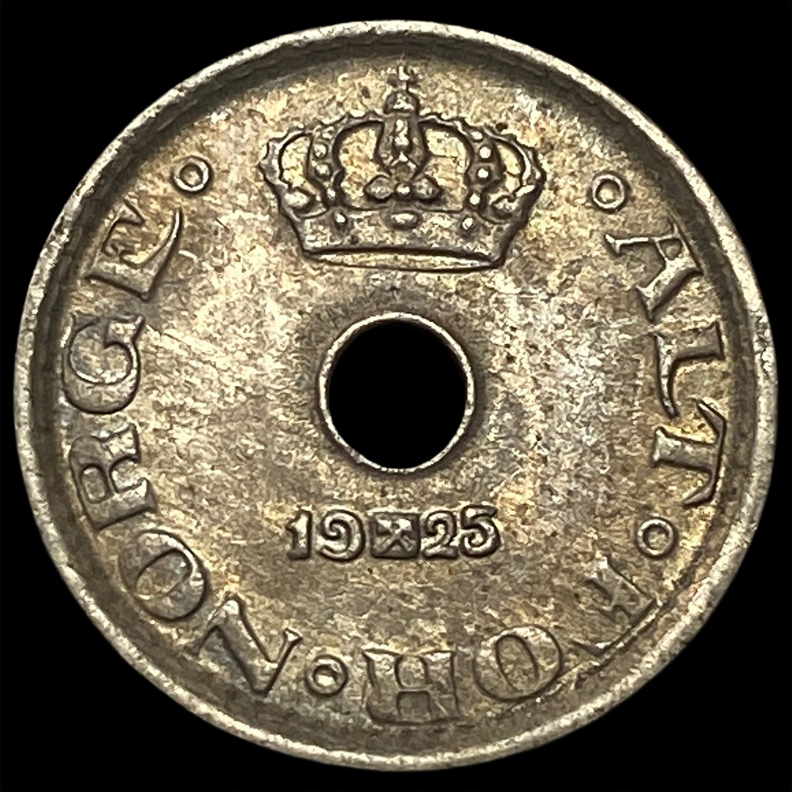 1925 Norway Copper Nickel 10 Ore (1 of 2)