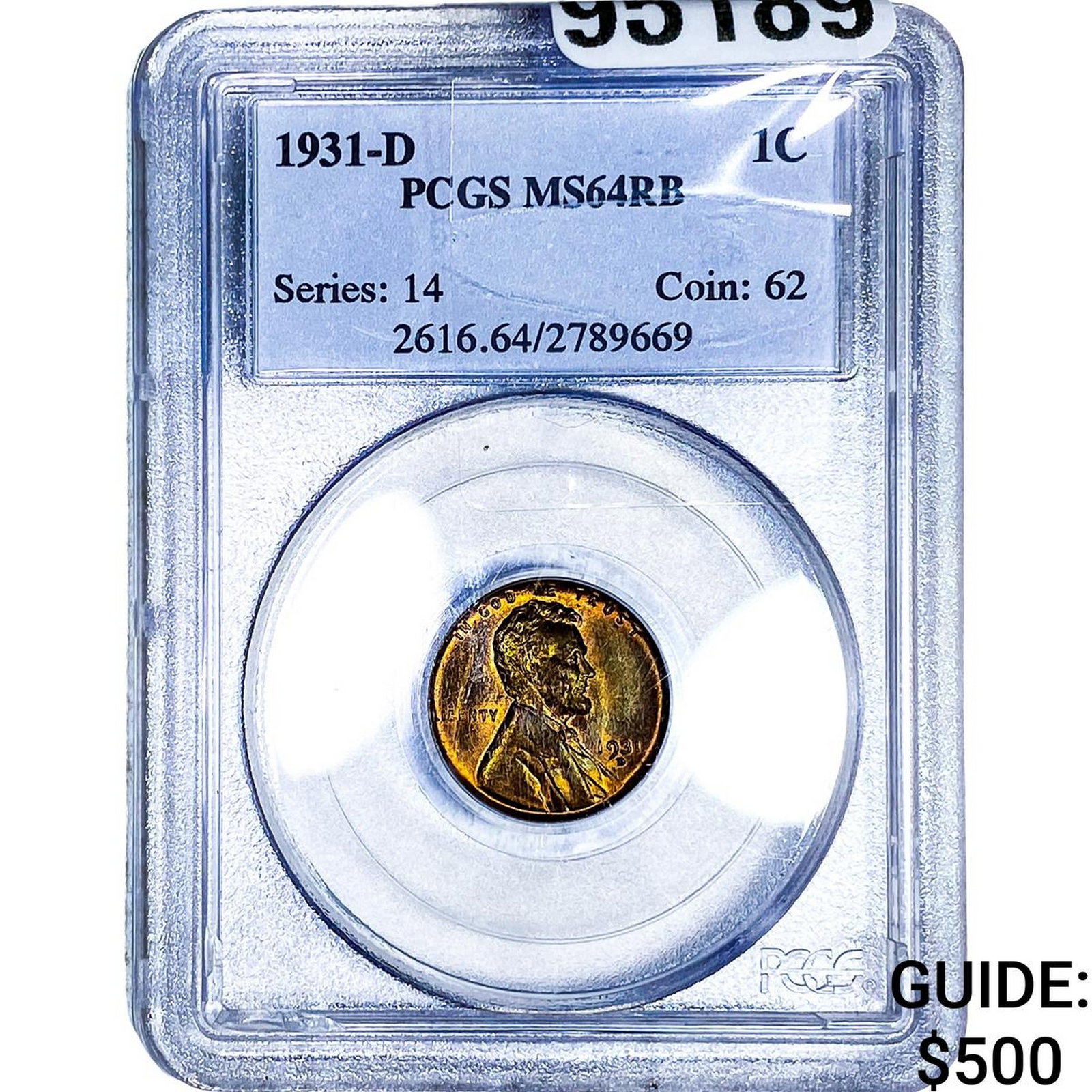 1931-D Wheat Cent PCGS MS64 RB (1 of 2)