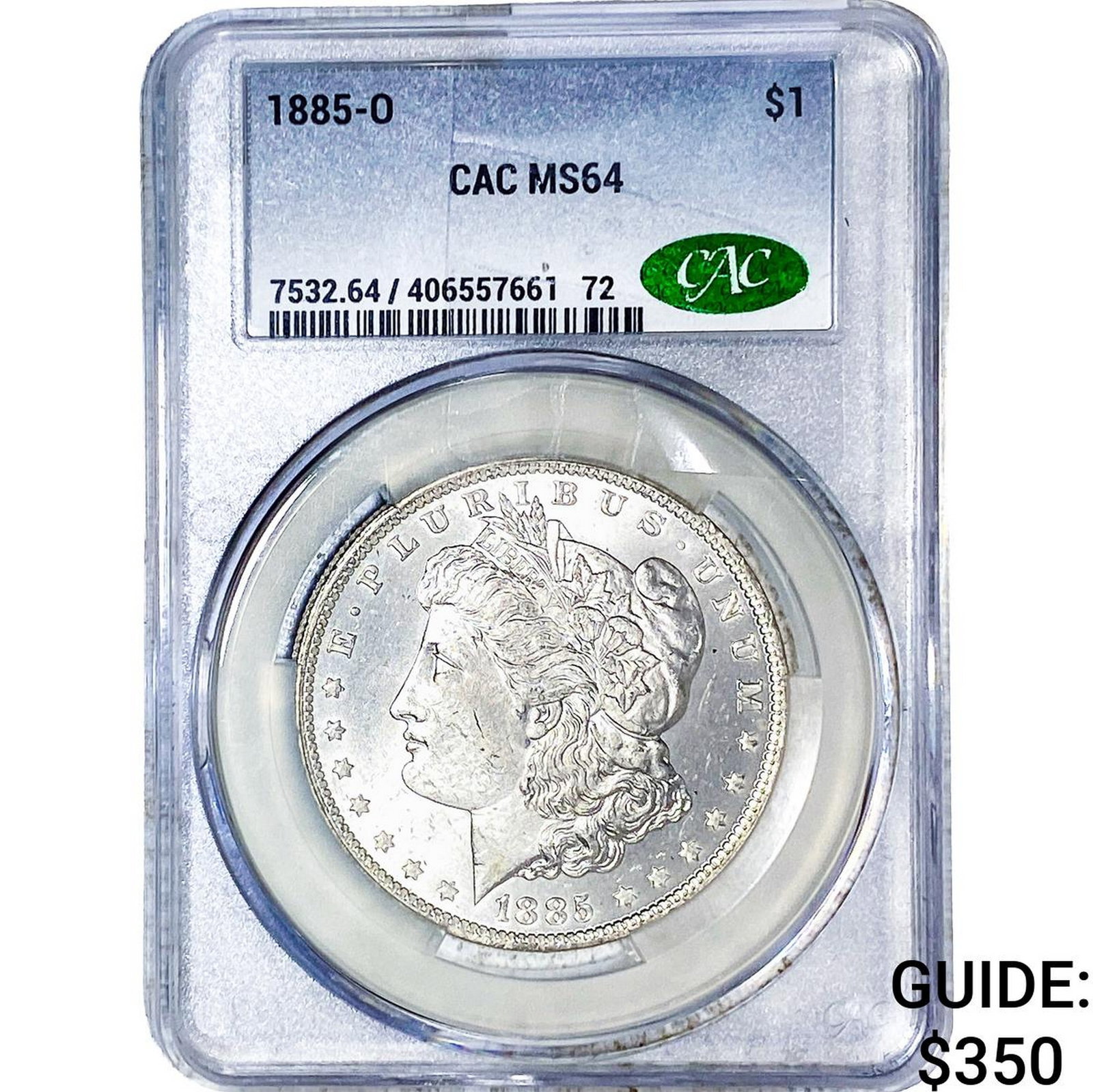 1885-O Morgan Silver Dollar PCGS MS64: 1885-O Morgan Silver Dollar PCGS MS64