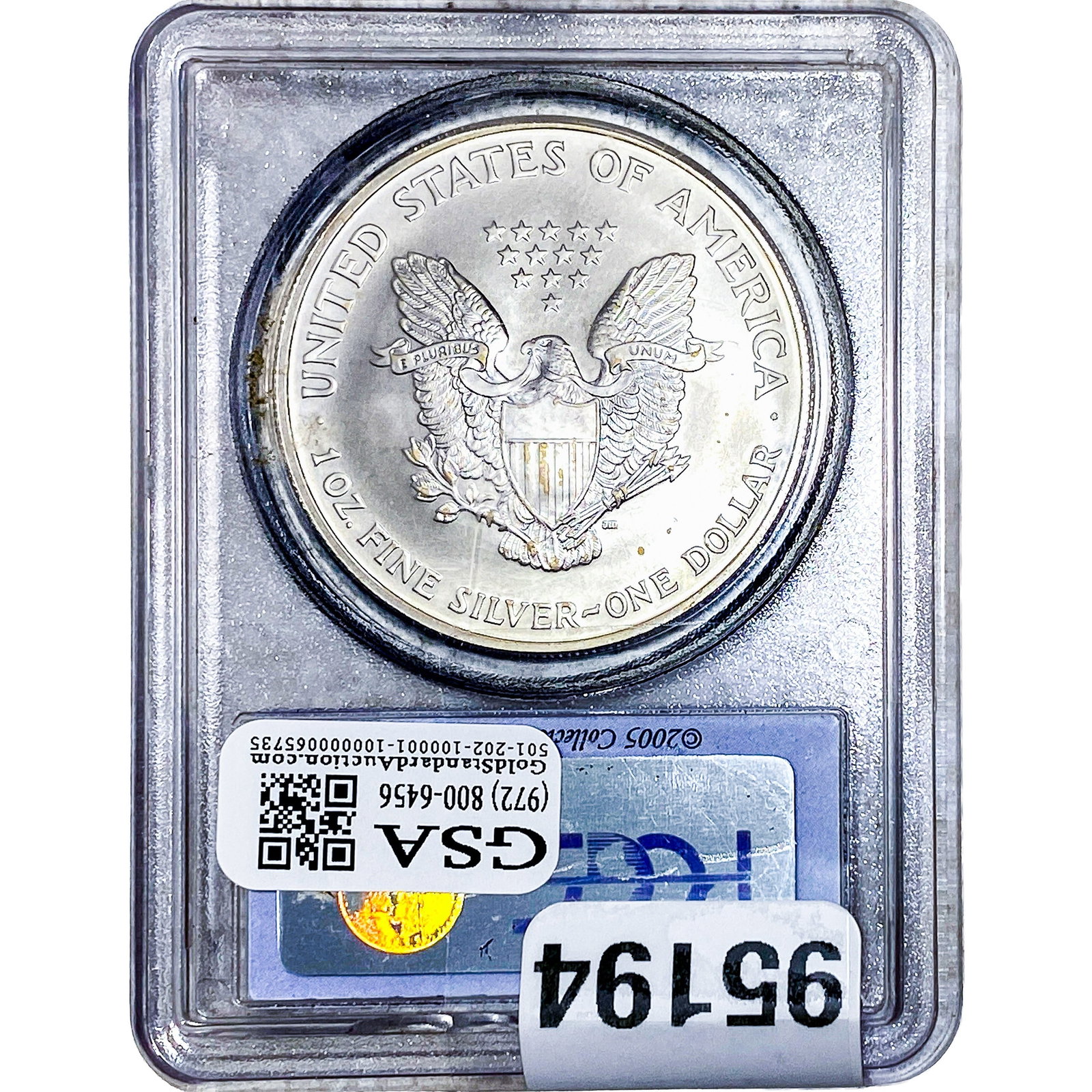 2005 Silver Eagle PCGS MS69 - 2