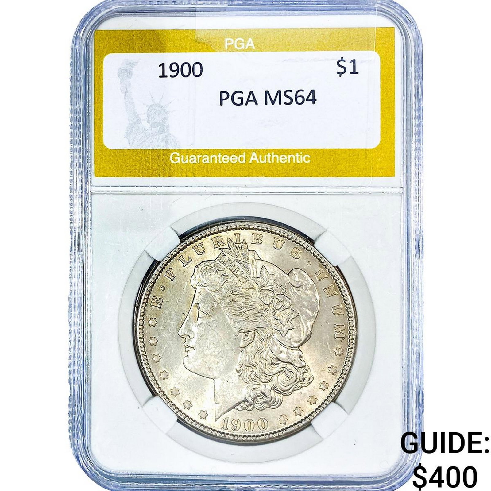 1900 Morgan Silver Dollar PGA MS64: 1900 Morgan Silver Dollar PGA MS64