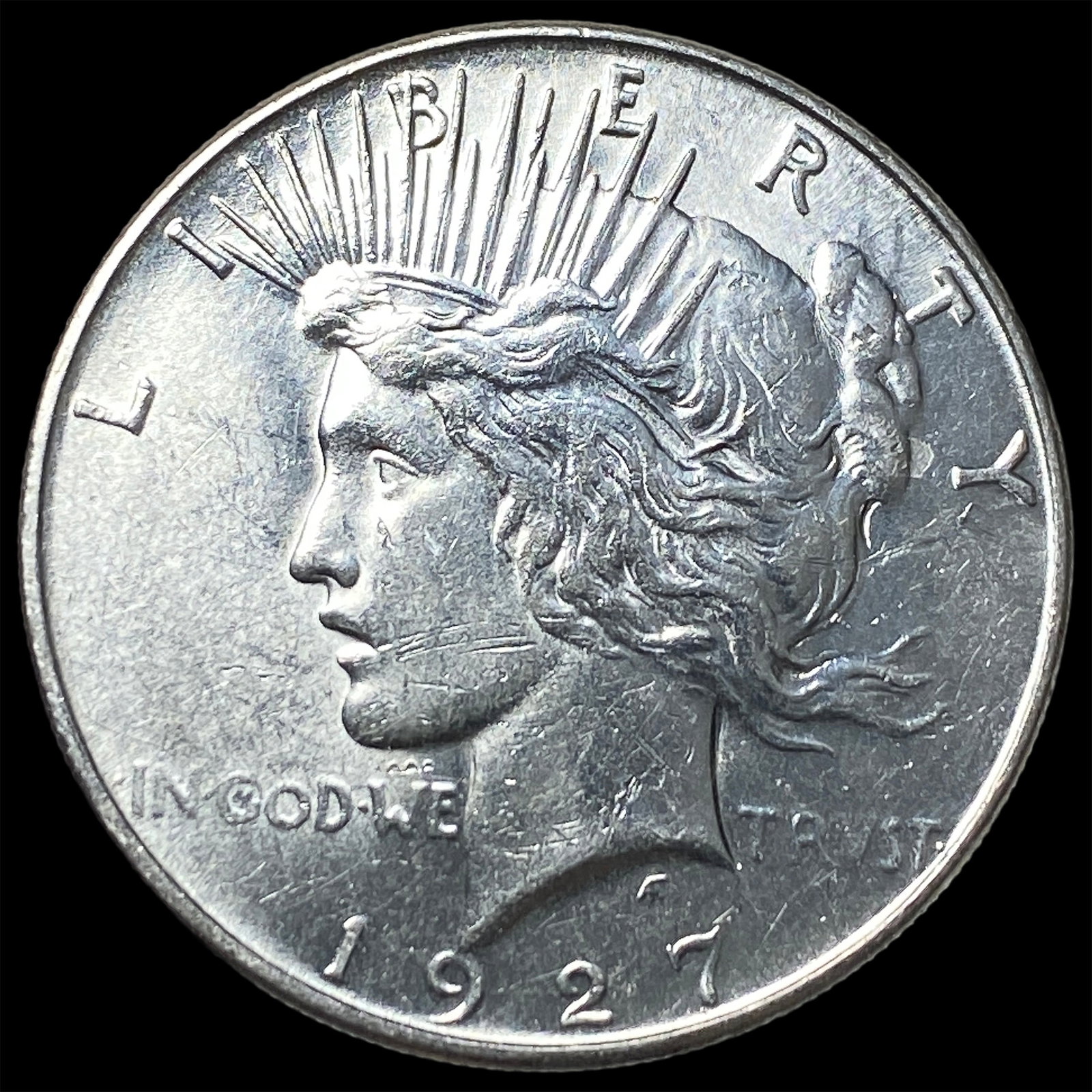 1927-S Silver Peace Dollar UNCIRCULATED (1 of 2)