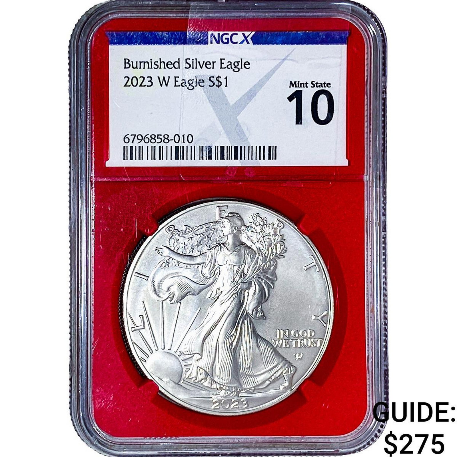 2023 Silver Eagle NGC Mint State 10: 2023 Silver Eagle NGC Mint State 10