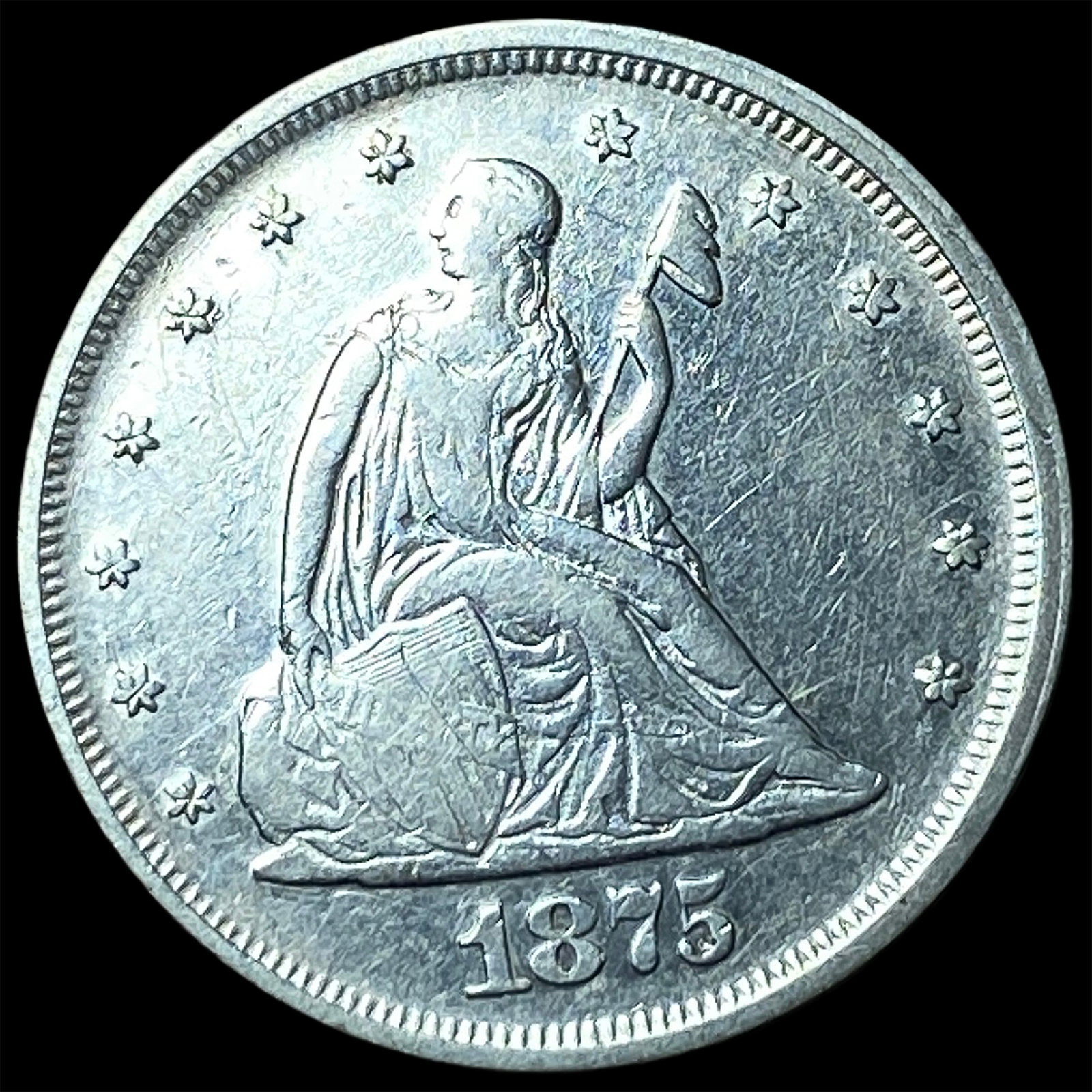 1875 Silver Twenty Cents CLOSELY UNCIRCULATED (1 of 2)