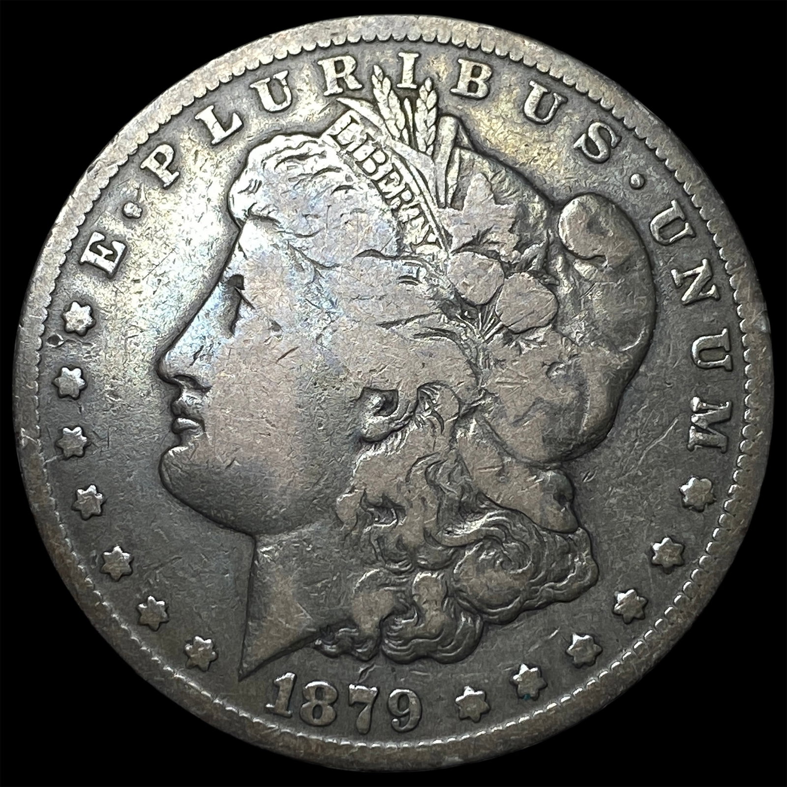 1879-CC Silver Morgan Dollar NICELY CIRCULATED: 1879-CC Silver Morgan Dollar NICELY CIRCULATED