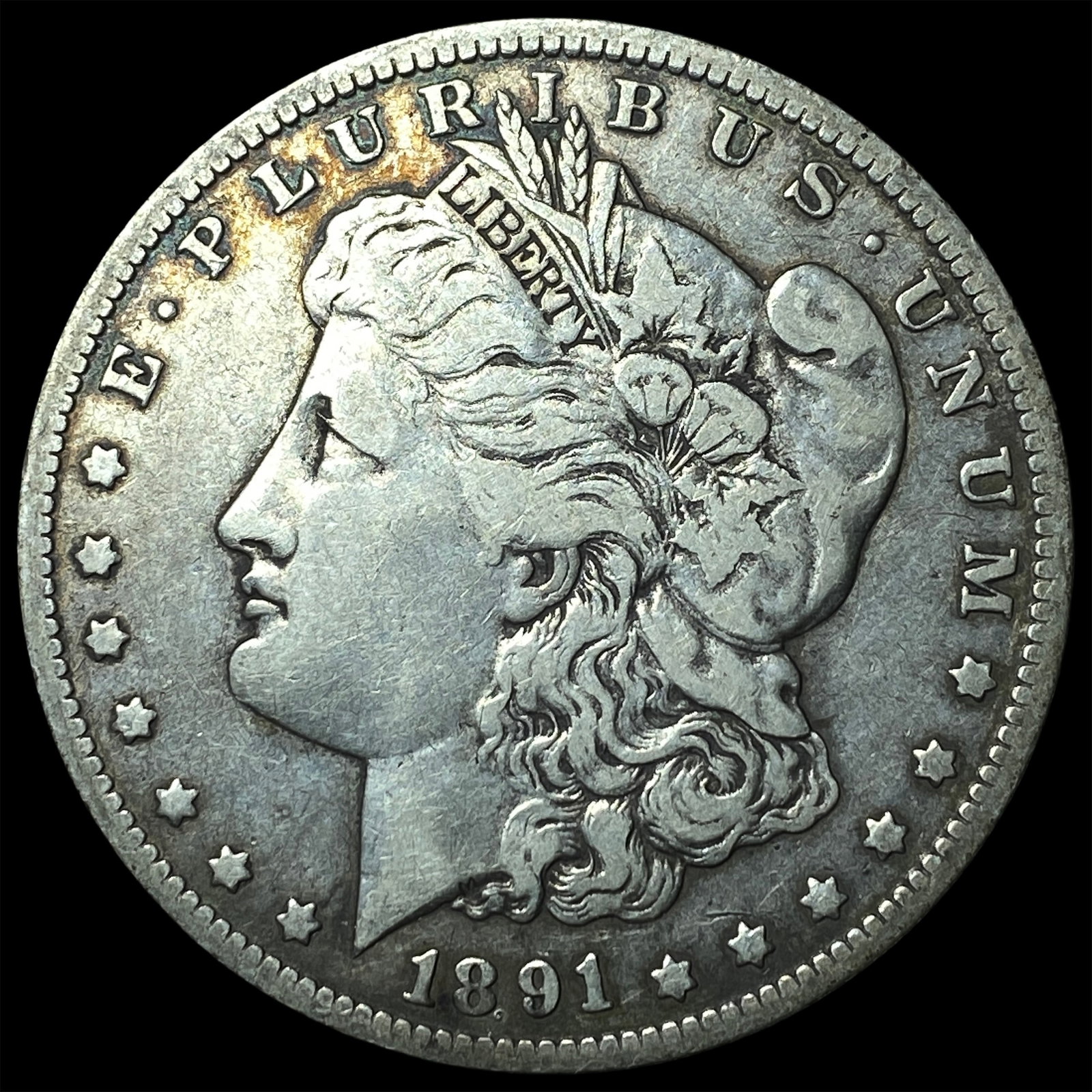 1891-O Silver Morgan Dollar LIGHTLY CIRCULATED: 1891-O Silver Morgan Dollar LIGHTLY CIRCULATED